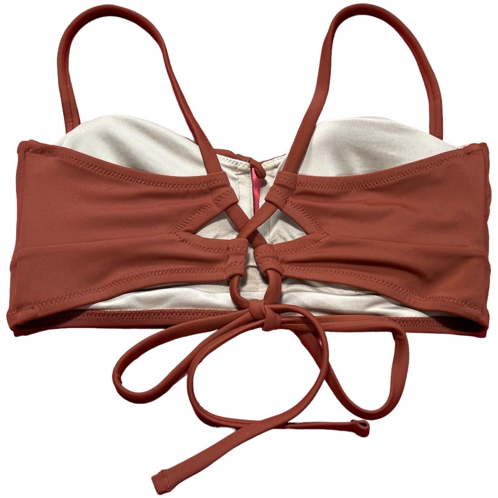Other Shade & Shore - Women's Longline Cinch Front Keyhole Bikini Size ONE SIZE - 4 Thumbnail