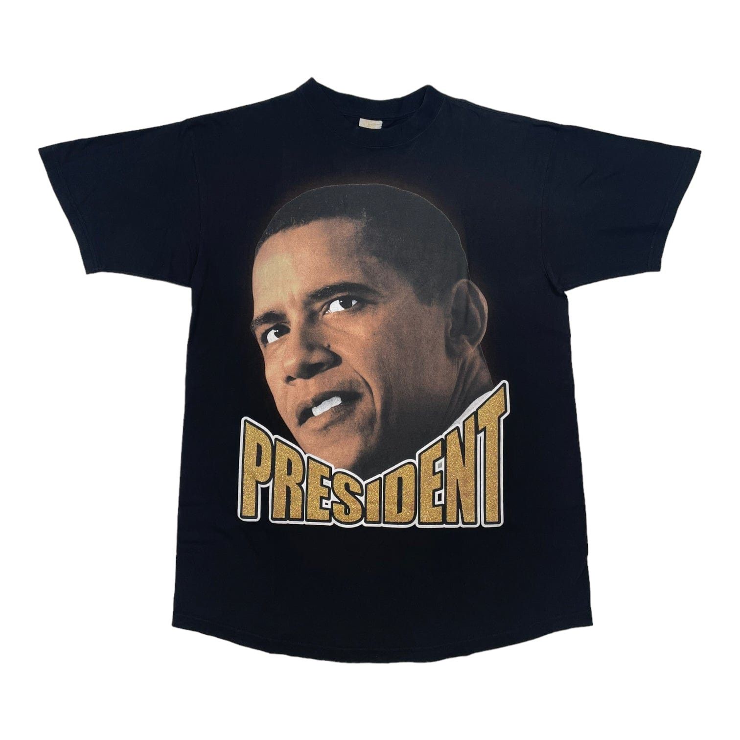 Obama Presidential Short Sleeve Tee Shirt Black