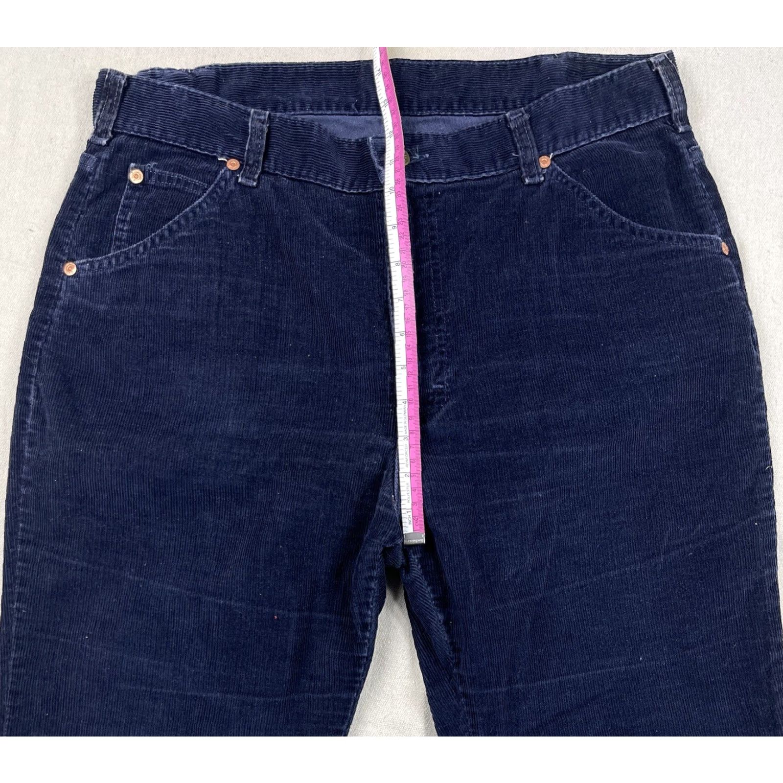 Lee VINTAGE Lee Riders Corduroy Pants 36x32 Blue Union USA Made Mens Workwear Size US 36 / EU 52 - 7 Thumbnail