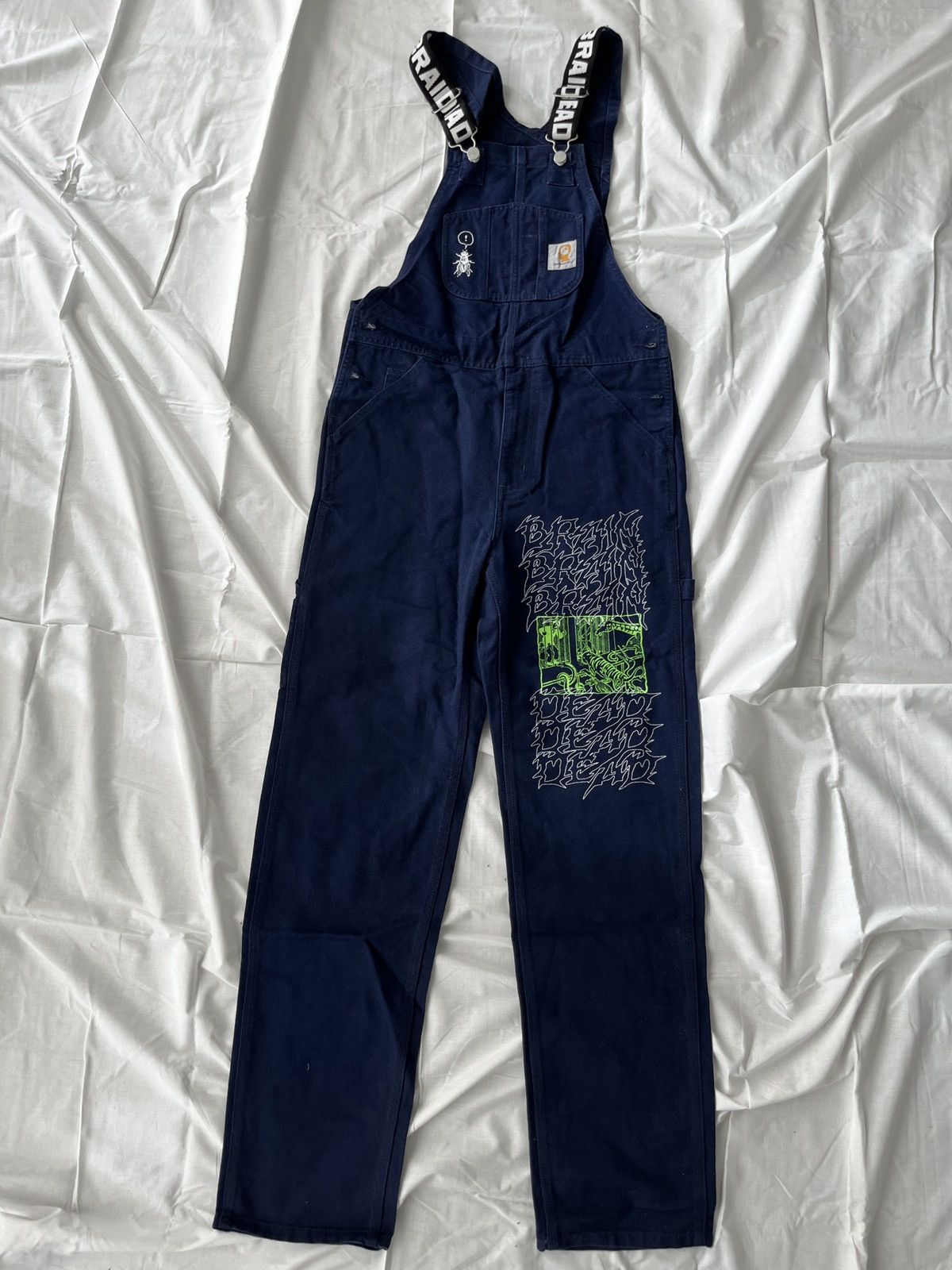 Brain Dead × Carhartt Wip Brain dead Bib Overalls | Grailed