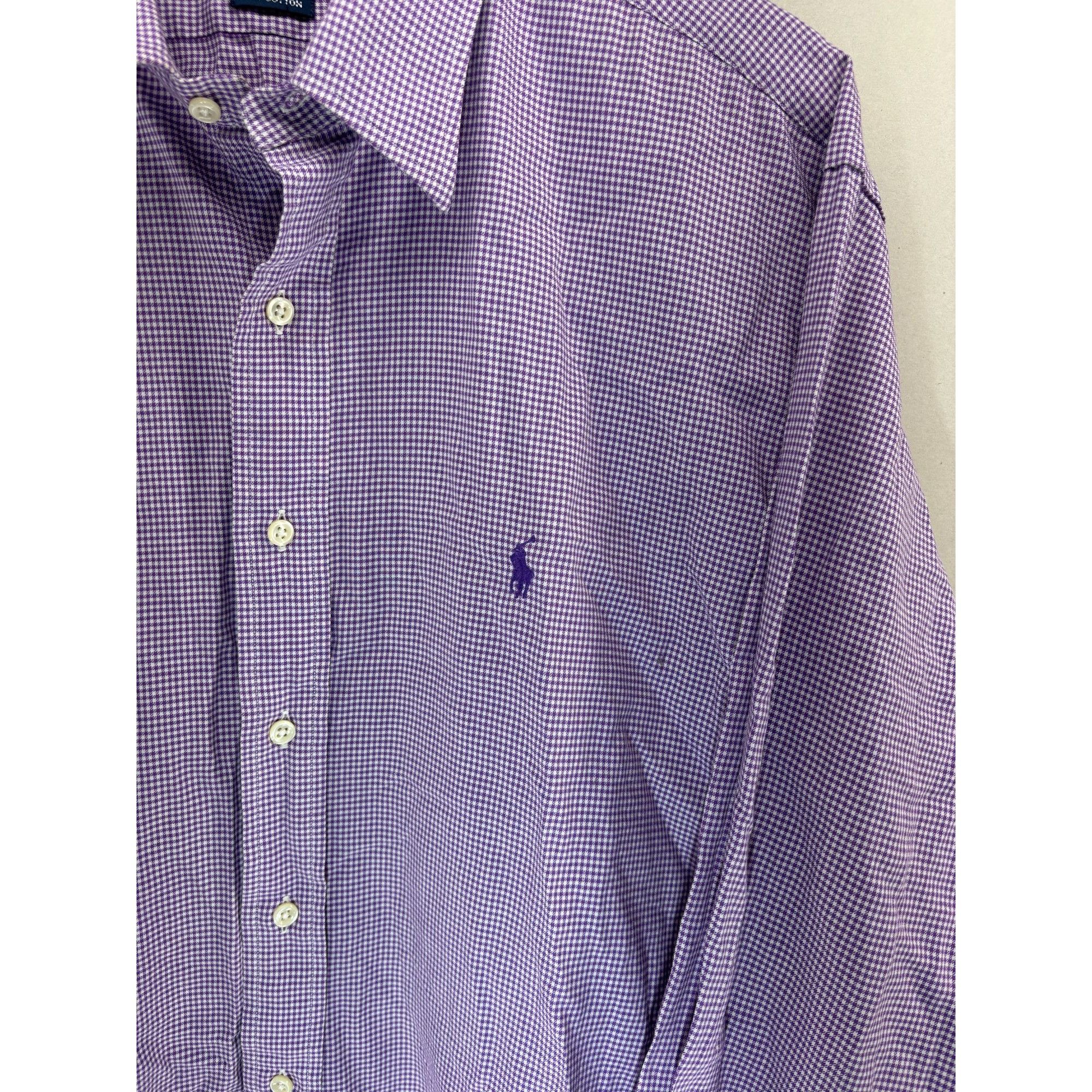 Polo Ralph Lauren Vintage Polo Ralph Lauren Andrew Mens Checkered Long Sleeve Size US XXL / EU 58 / 5 - 5 Thumbnail
