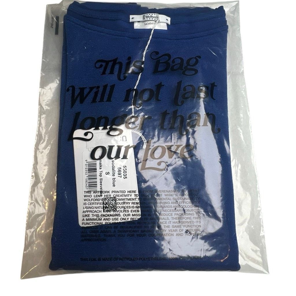 Wolford NWT Wolford Jamaika Top Sleeveless Sodalite Blue Size S Size S / US 4 / IT 40 - 9 Thumbnail