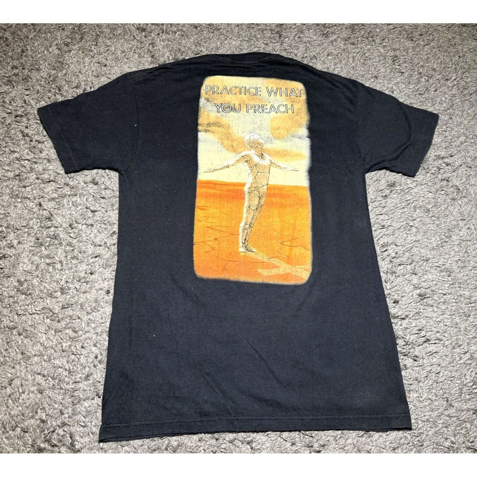 Vintage VINTAGE Testament Practice What You Preach Tour Concert Tee Shirt Brockum Med 1989 Black Metal Mens Size US M / EU 48-50 / 2 - 5 Thumbnail