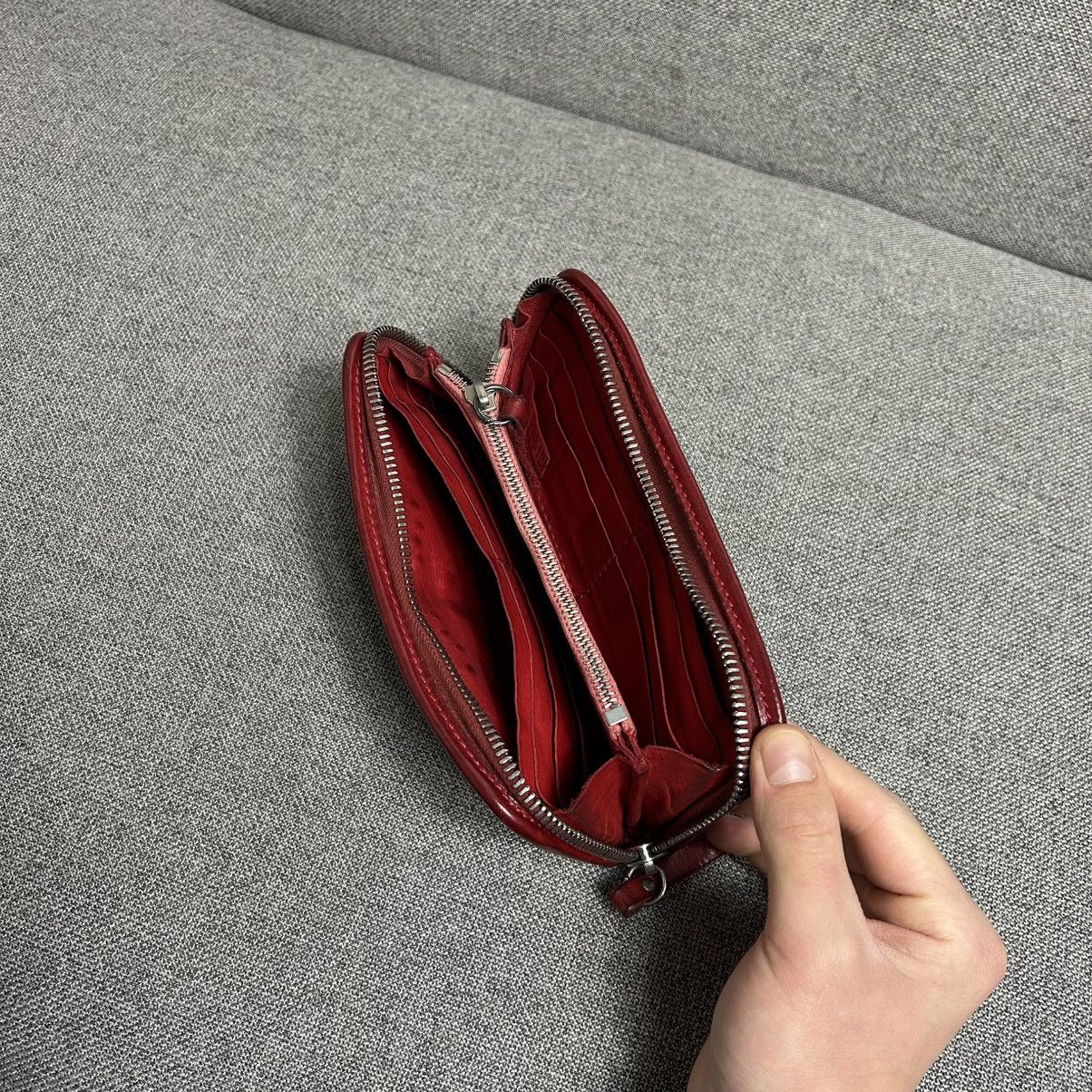 Campomaggi Campomaggi “Siena” Red Leather Wallet With Studs Size ONE SIZE - 6 Thumbnail