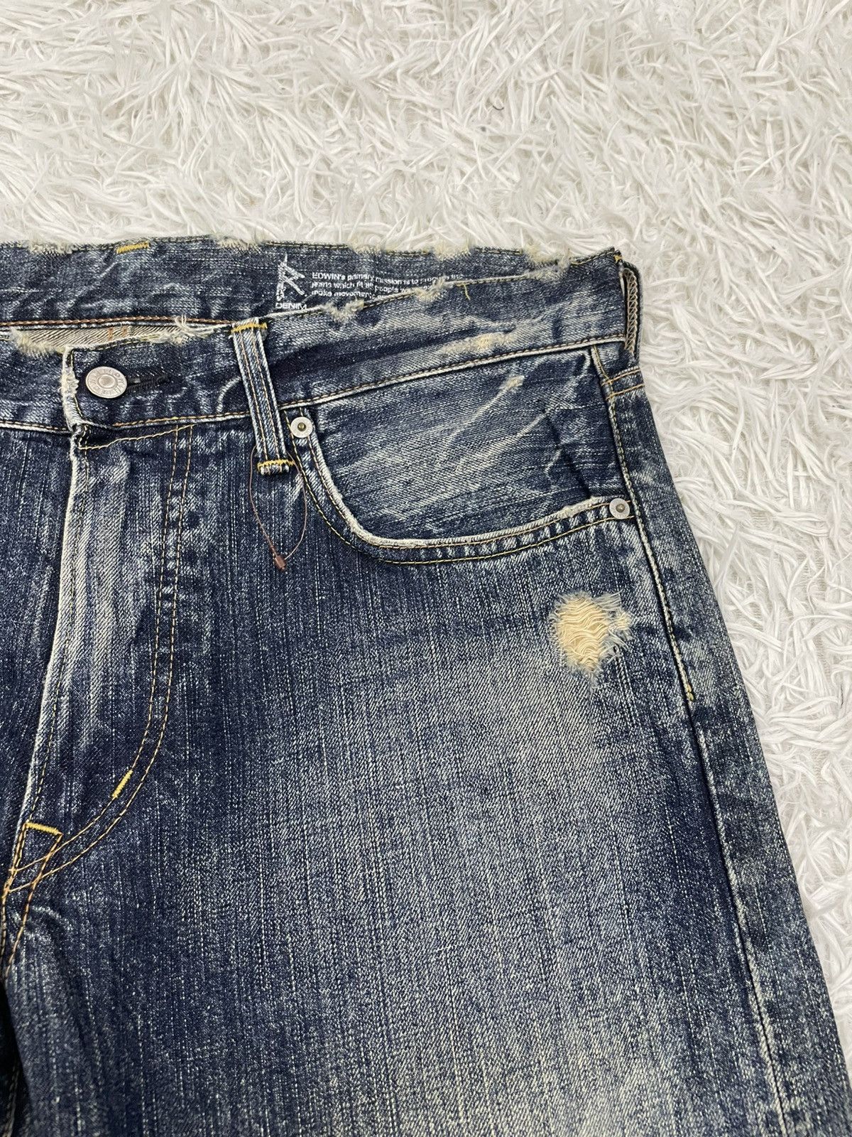 Edwin Edwin 503R Jeans Pant Made in Japan Size US 37 - 4 Thumbnail