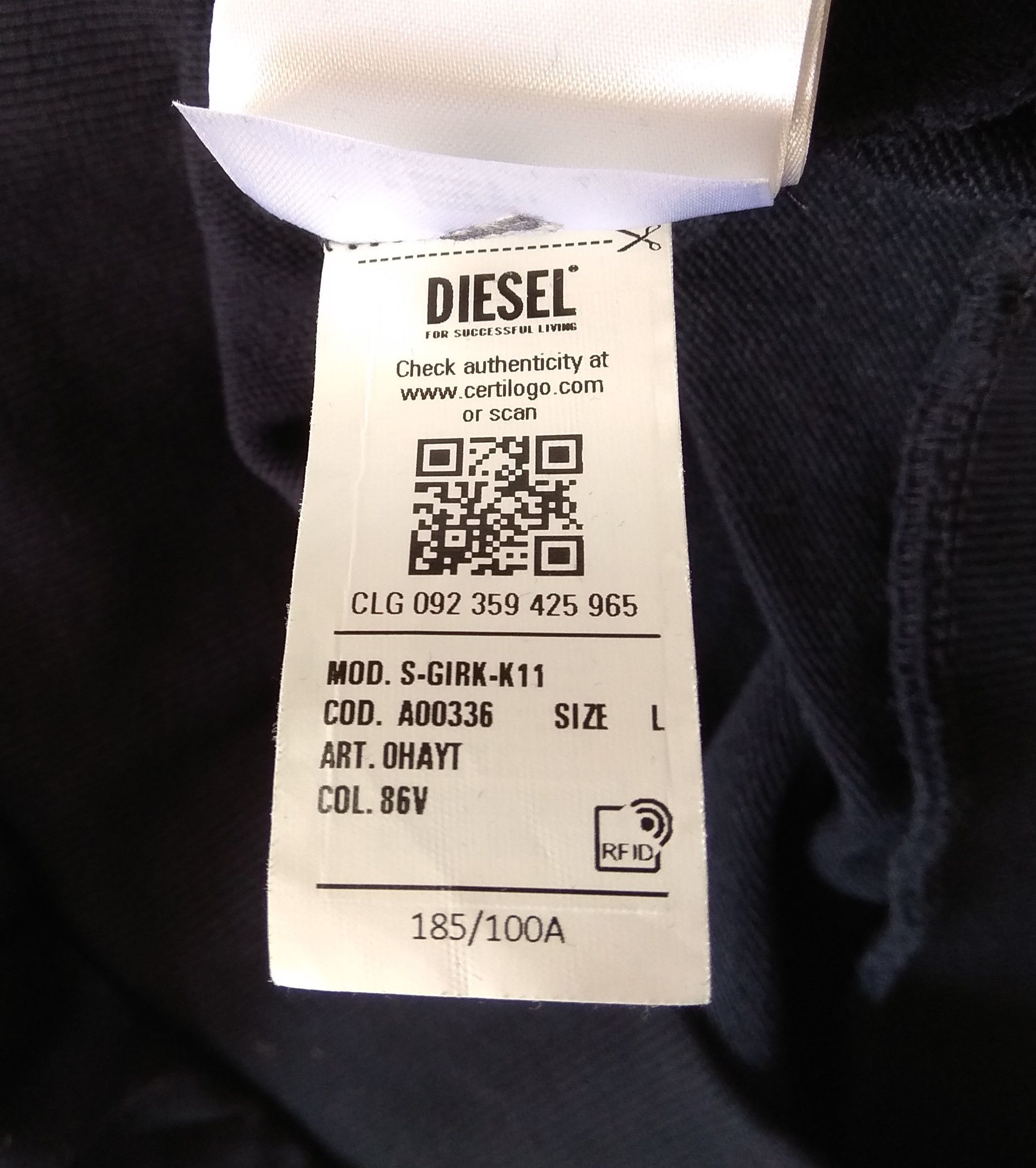 Diesel Diesel DSL Logo Sweatshirt Size US L / EU 52-54 / 3 - 10 Thumbnail