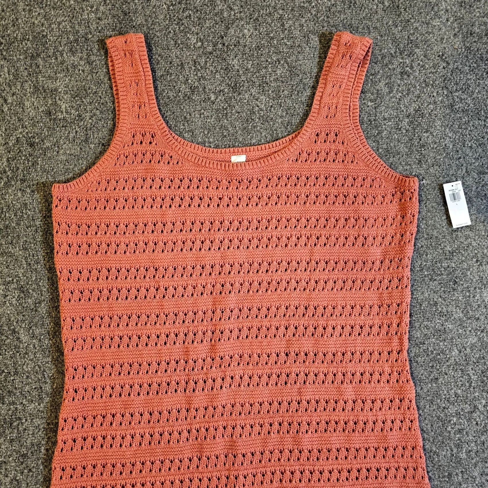 Old Navy Old Navy Dress Womens Size Large Orange Crochet Sheer Midi Beach Coverup Casual Size L / US 10 / IT 46 - 2 Thumbnail