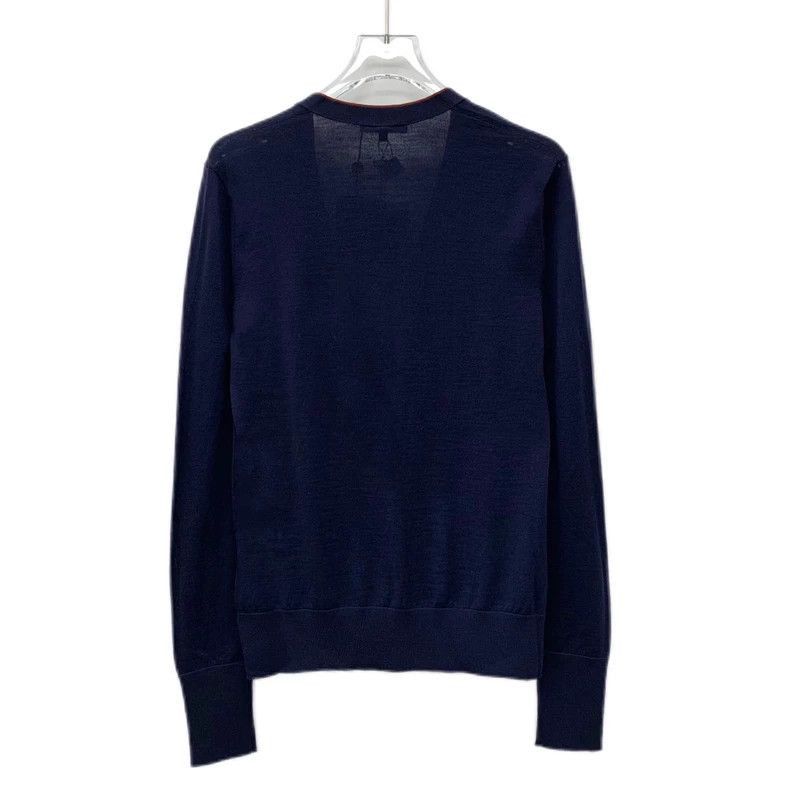 Loro Piana Loro Piana Blue Wool Knit Cardigan- Size US S / EU 44-46 / 1 - 2 Thumbnail