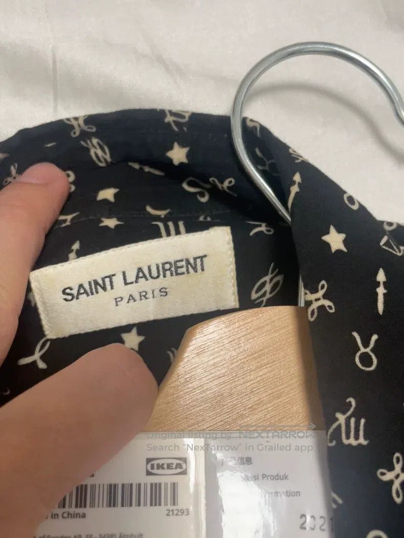 Saint Laurent Paris Saint Laurent Paris Size 39 Zodiac Shirt i Size US S / EU 44-46 / 1 - 2 Thumbnail