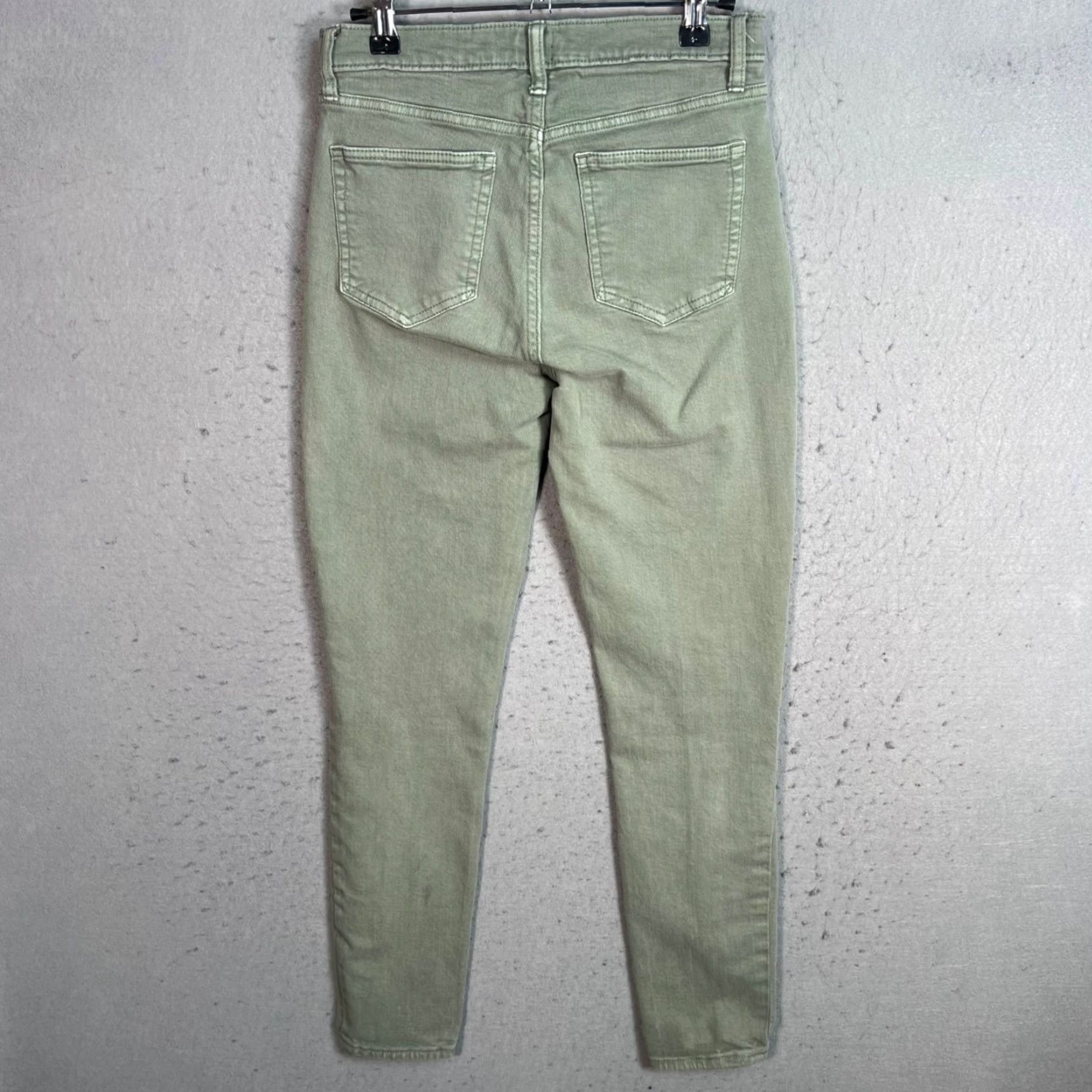 Gap Gap Jeans Skinny Olive Green Womens Size 25 Stretch Cotton Denim 5-Pocket Design Size 42" / US 20 - 2 Thumbnail