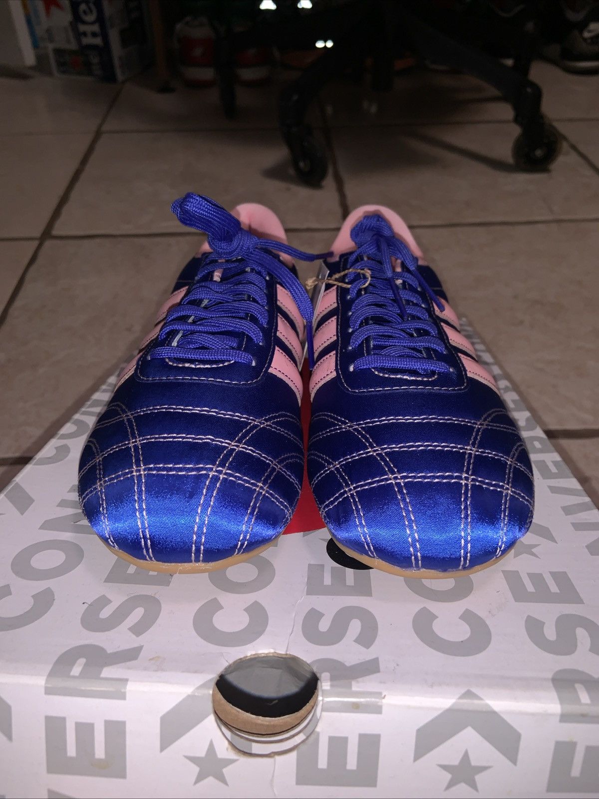 Adidas Women's Adidas Taekwondo Shoes - Size 8 - Pink & Satin Blue Size US 8 / IT 38 - 3 Thumbnail