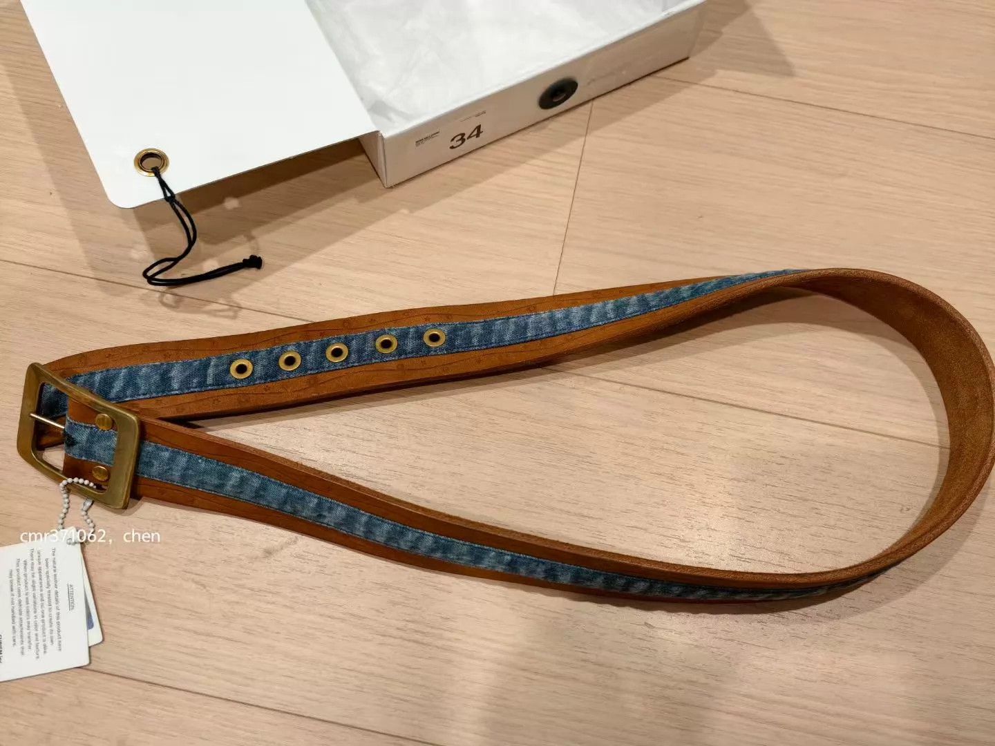 Visvim visvim 13aw nimes belt 40mm brown w34 Size ONE SIZE - 4 Thumbnail