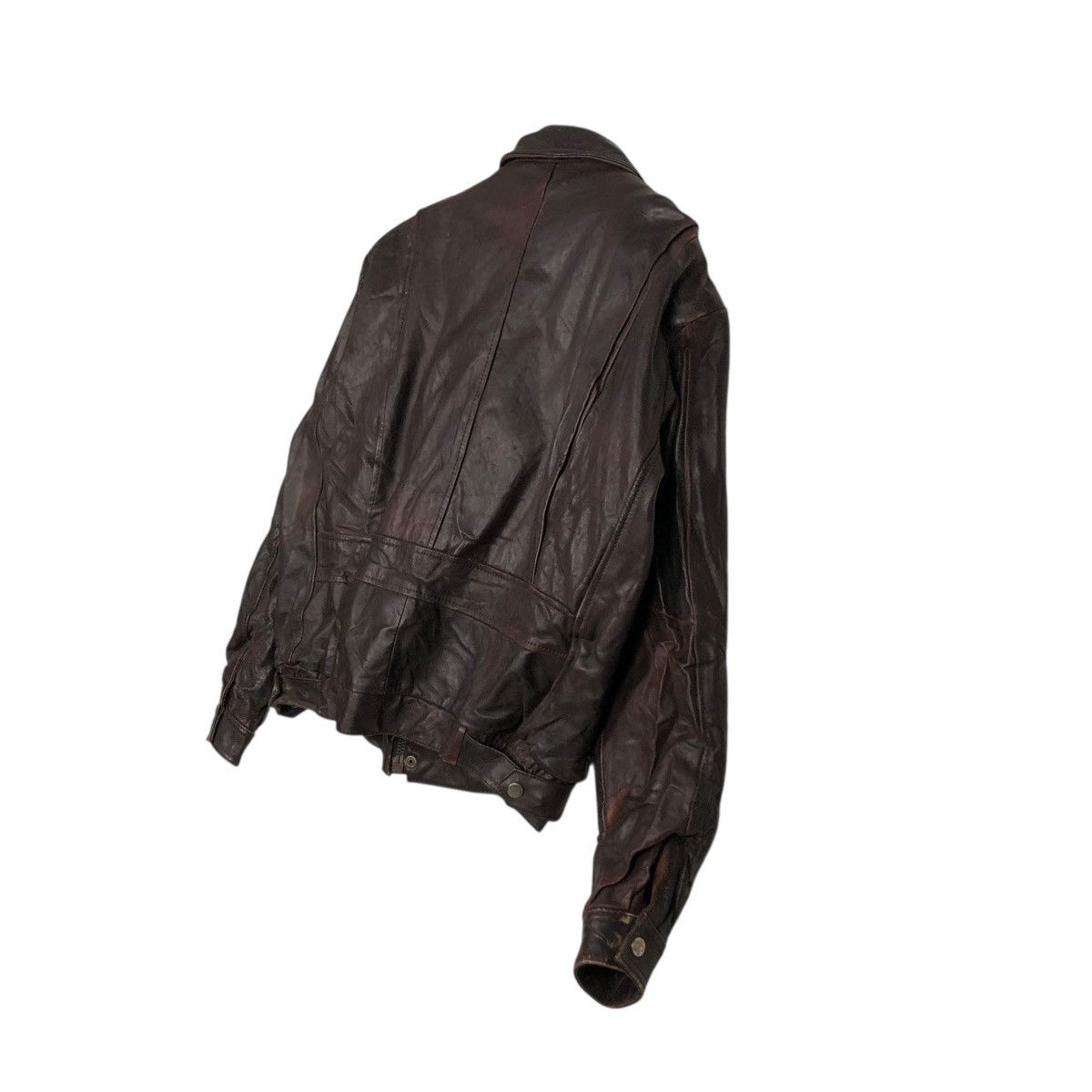 Vintage 🔥VINTAGE BIKER LEATHER JACKET CAMPRI BLANKET ISSEY MIYAKE Size US M / EU 48-50 / 2 - 14 Thumbnail