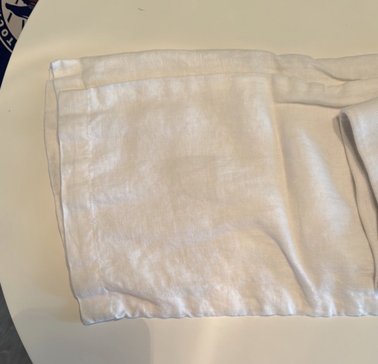 Athleta Athleta White Linen Pants Size 34" / US 12 / IT 48 - 7 Thumbnail