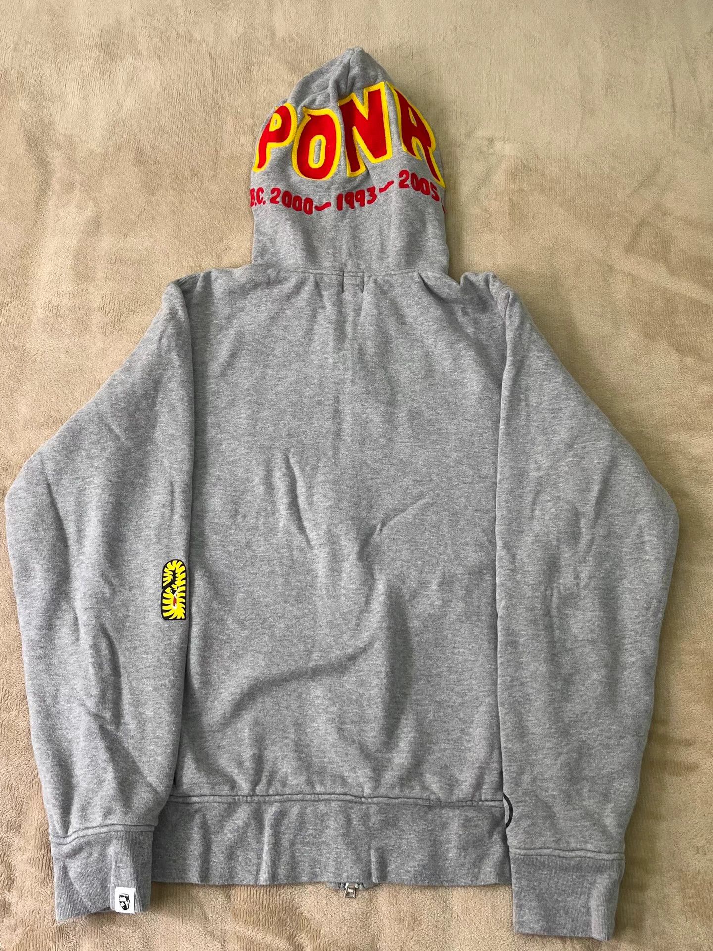 Bape BAPE Gray Shark Full Zip Hoodie K5 Size US L / EU 52-54 / 3 - 2 Thumbnail