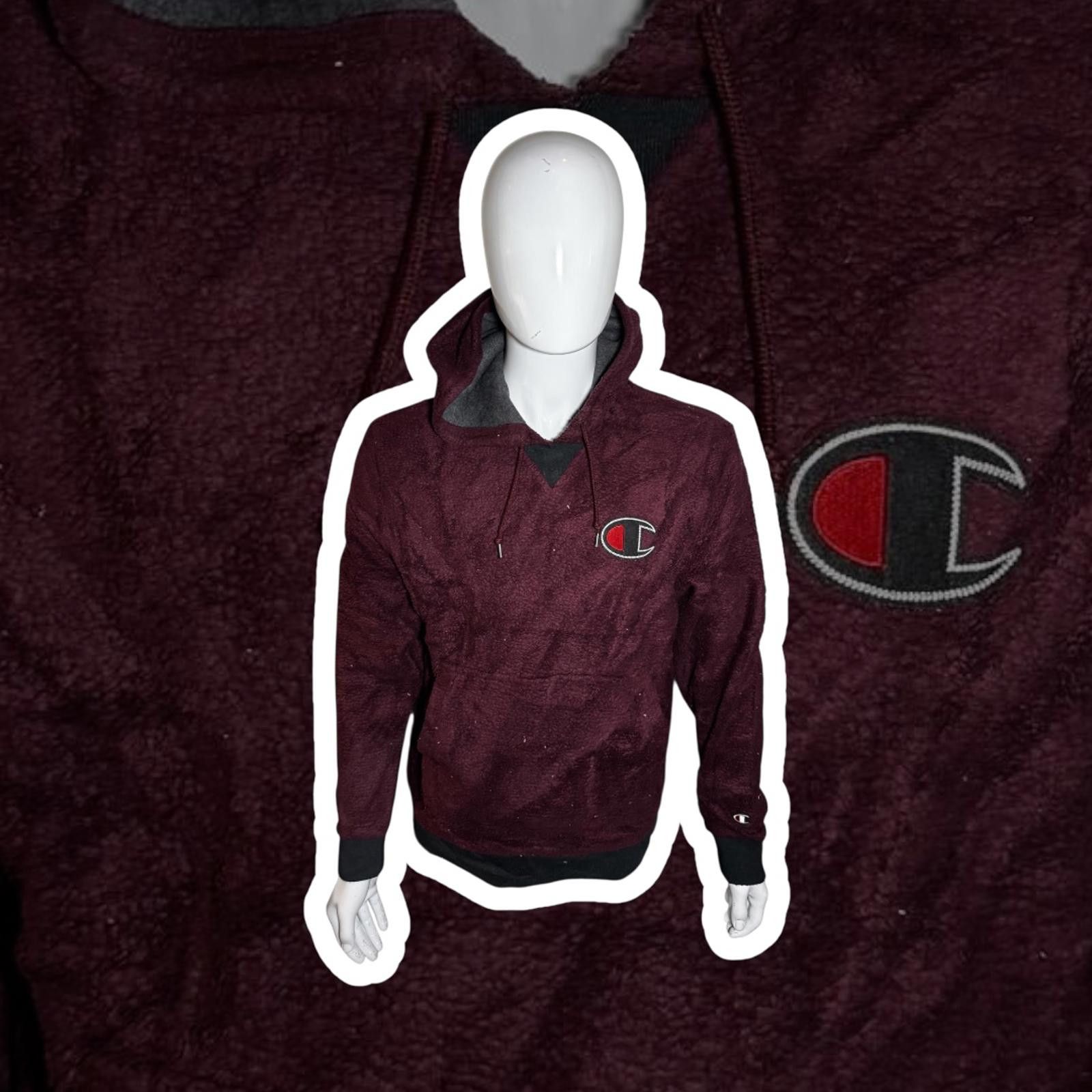 Champion Champion Burgundy Pullover Hoodie Size US M / EU 48-50 / 2 - 1 Thumbnail