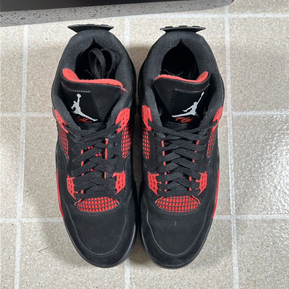 Jordan Brand Size 12 - Air Jordan 4 Retro Mid Red Thunder (CT8527-016) Size US 12 / EU 45 - 3 Thumbnail