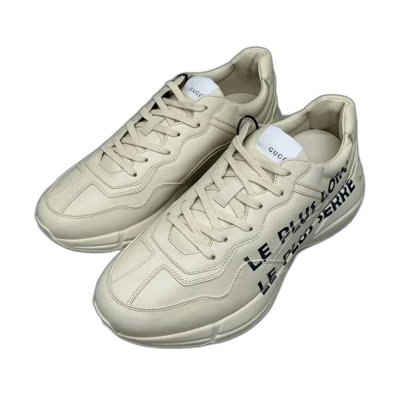 Gucci Gucci Beige Boat Dad Sneakers Size 9.5-yf Size US 9.5 / EU 42-43 - 1 Thumbnail