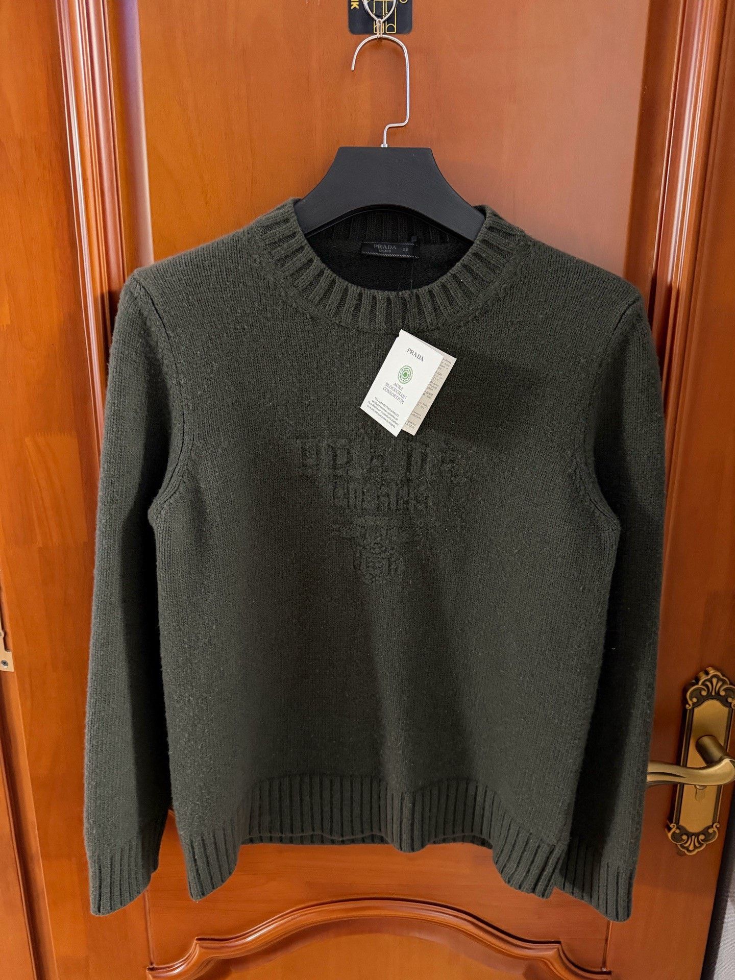 Prada Prada Retro Green Sweater s Men Size US S / EU 44-46 / 1 - 1 Thumbnail