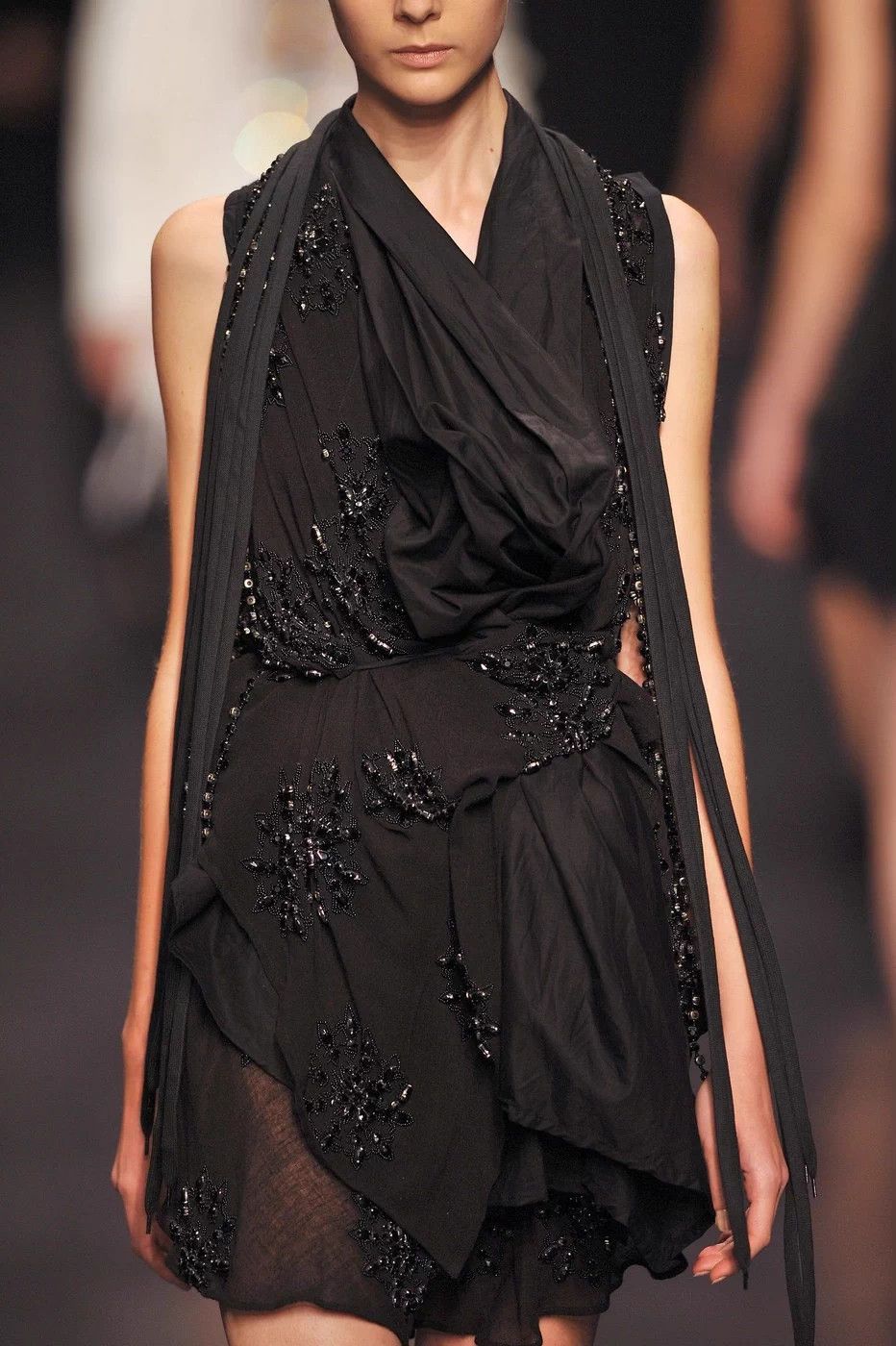 Ann Demeulemeester Anndemeulemeester 2009SS heavily beaded vest. Size M / US 6-8 / IT 42-44 - 6 Thumbnail