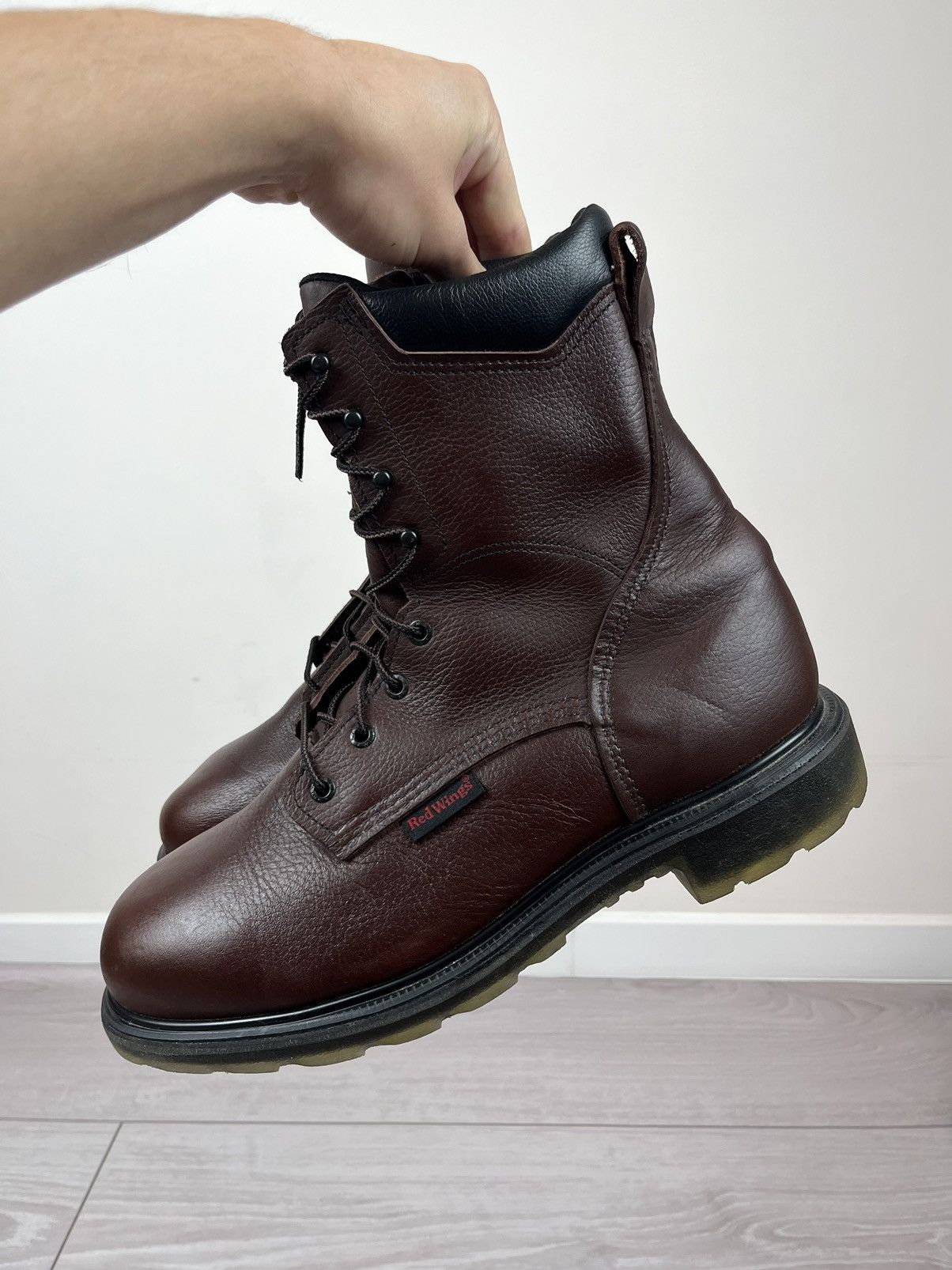Red Wing Red Wing Industrial Brown Leather Working Boots Size US 11.5 / EU 44-45 - 7 Thumbnail