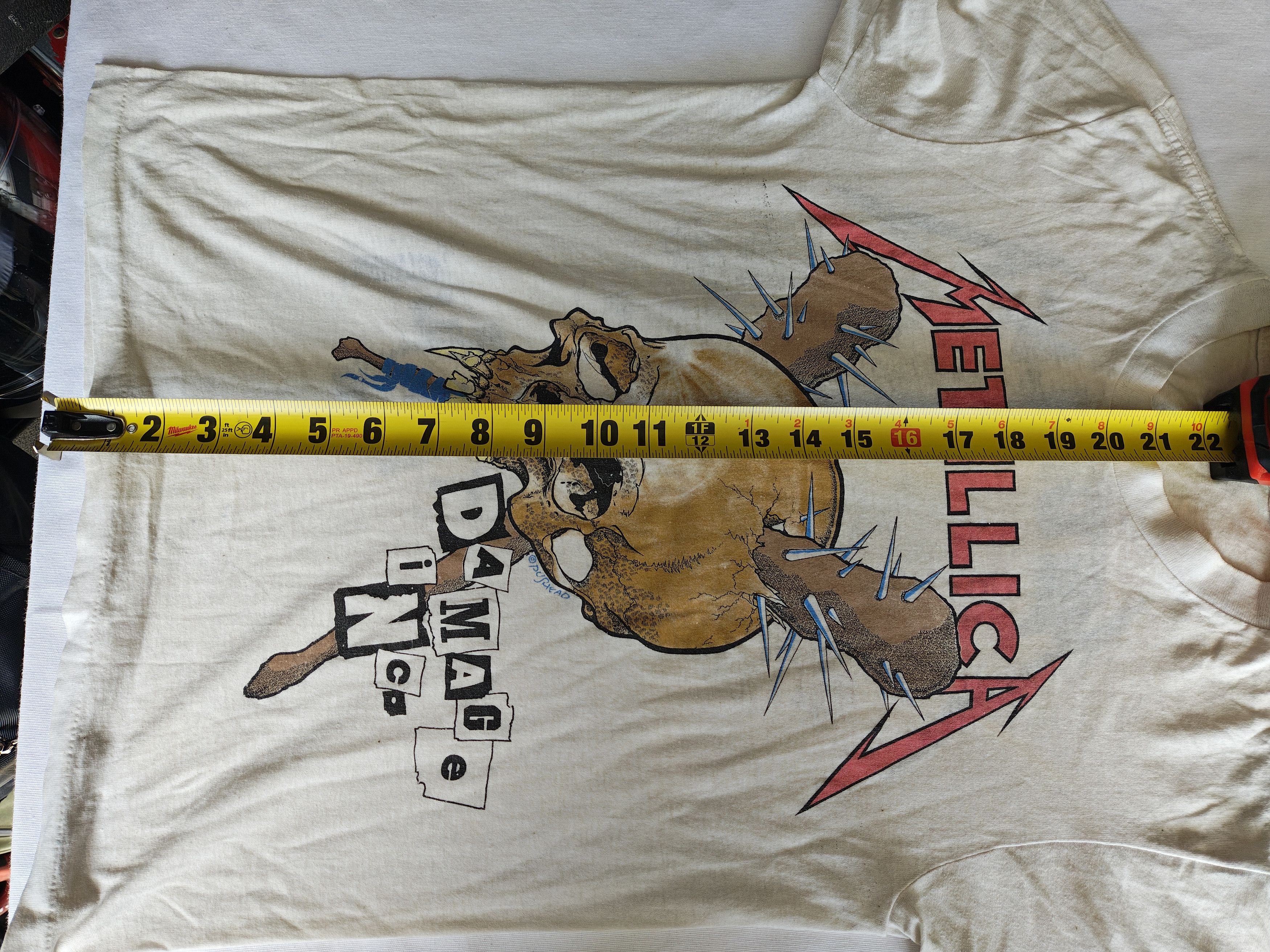 Vintage Vintage 1986 Metallica Damage Inc. Pushead Tour Shirt OG Size US XS / EU 42 / 0 - 9 Thumbnail