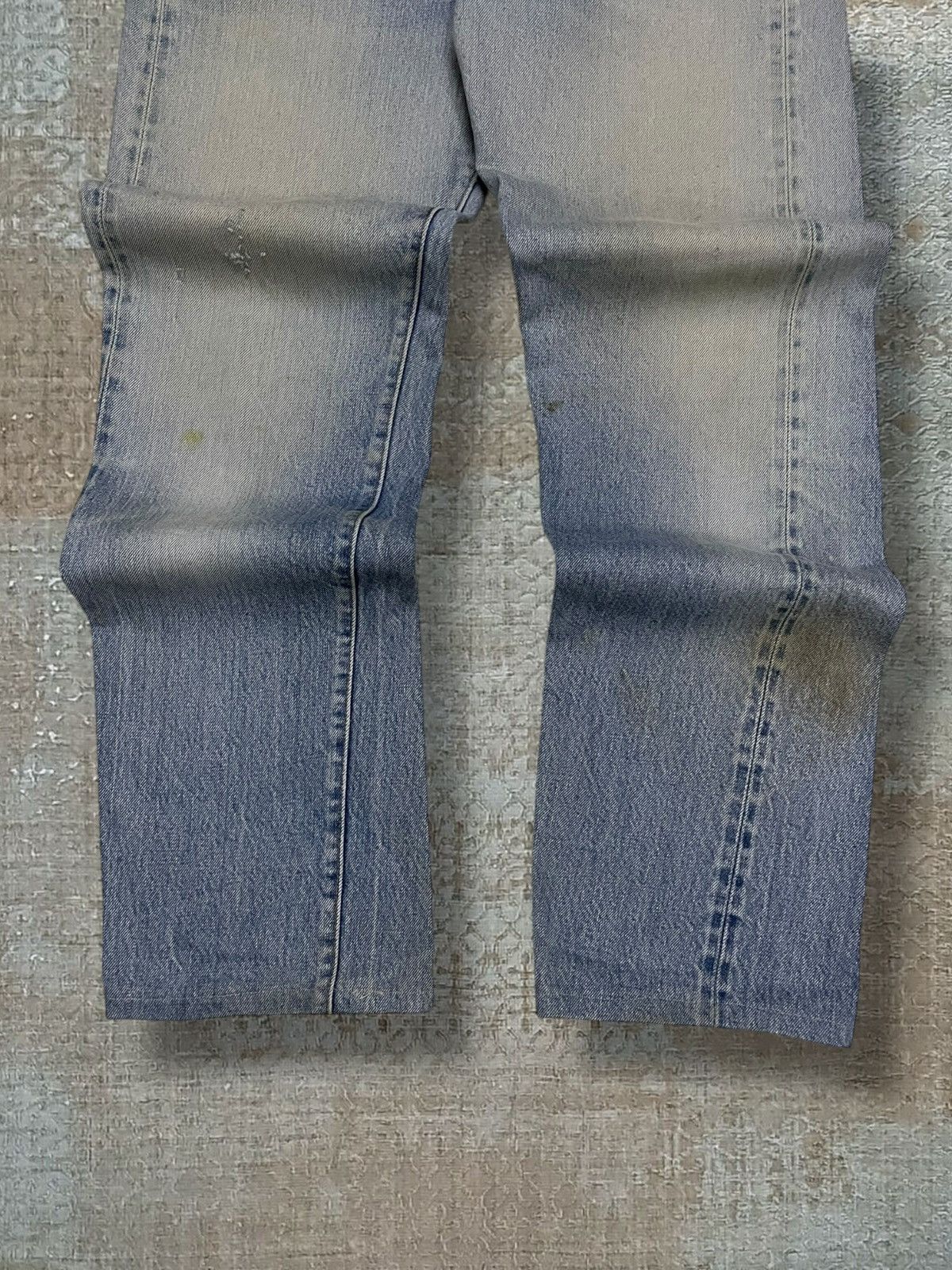 Levi's Vintage Clothing Vintage 1990s Designer Levis 501 Distressed Selvedge Denim Size US 32 / EU 48 - 3 Thumbnail