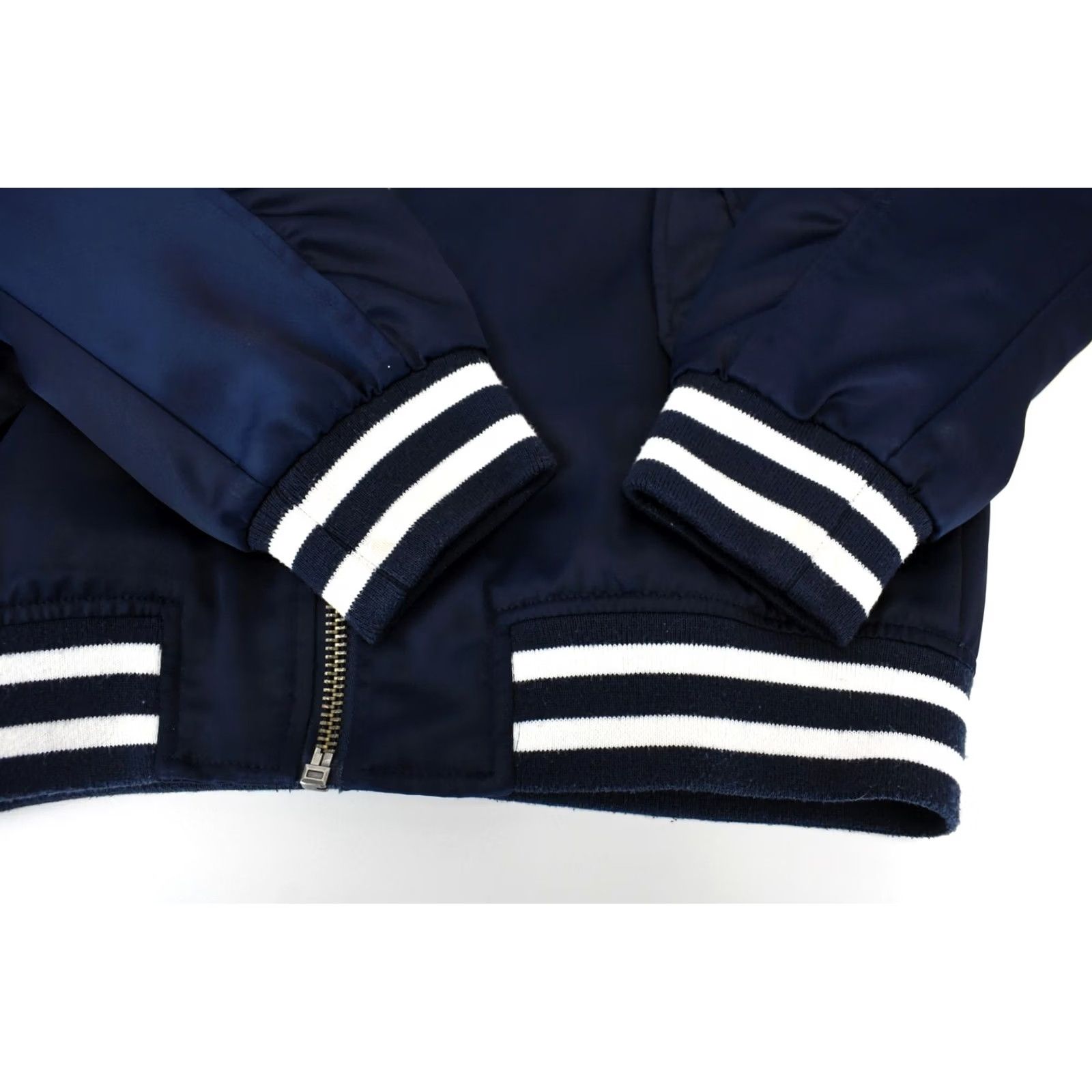 Lee LEE Jacket Mens SMALL Bomber Striped Ribbed Hems Pockets High-Neck Clothing Jacket Size US S / EU 44-46 / 1 - 7 Thumbnail