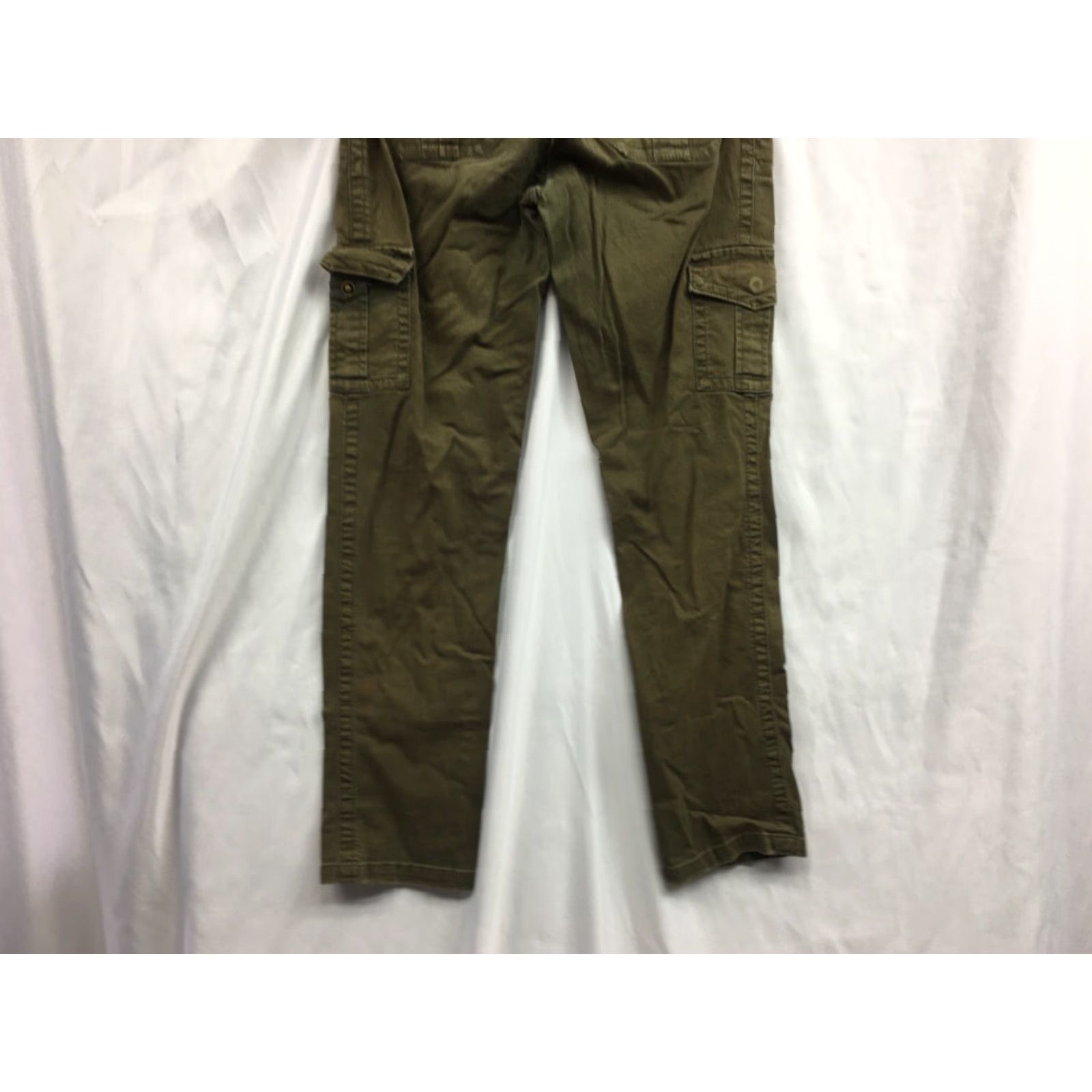 Anthropologie VINTAGE? No — Sanctuary Clothing Women's Peace Pants Flare Army Green Size 30 Size 30" / US 8 / IT 44 - 7 Thumbnail