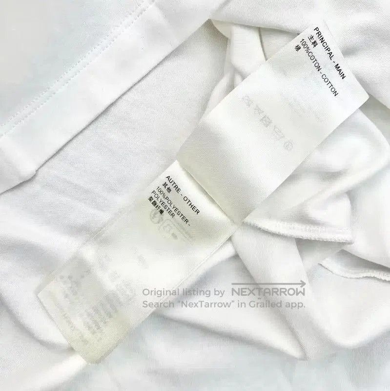 Louis Vuitton Louis Vuitton Women's White Cotton T. Size M / US 6-8 / IT 42-44 - 5 Thumbnail