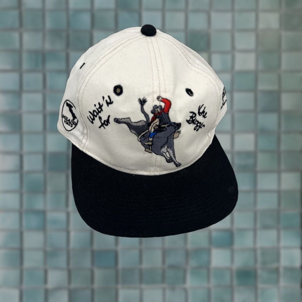 VINTAGE Milano Rodeo Snapback Hat One Size Multicolor Graphic 90s Cap Mens Womens Unisex Adults Adjustable Breitable NWT
