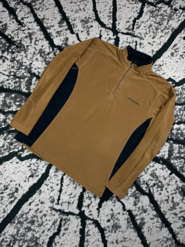 Columbia Columbia halfzip fleece brown black S logo Size US S / EU 44-46 / 1 - 2 Thumbnail
