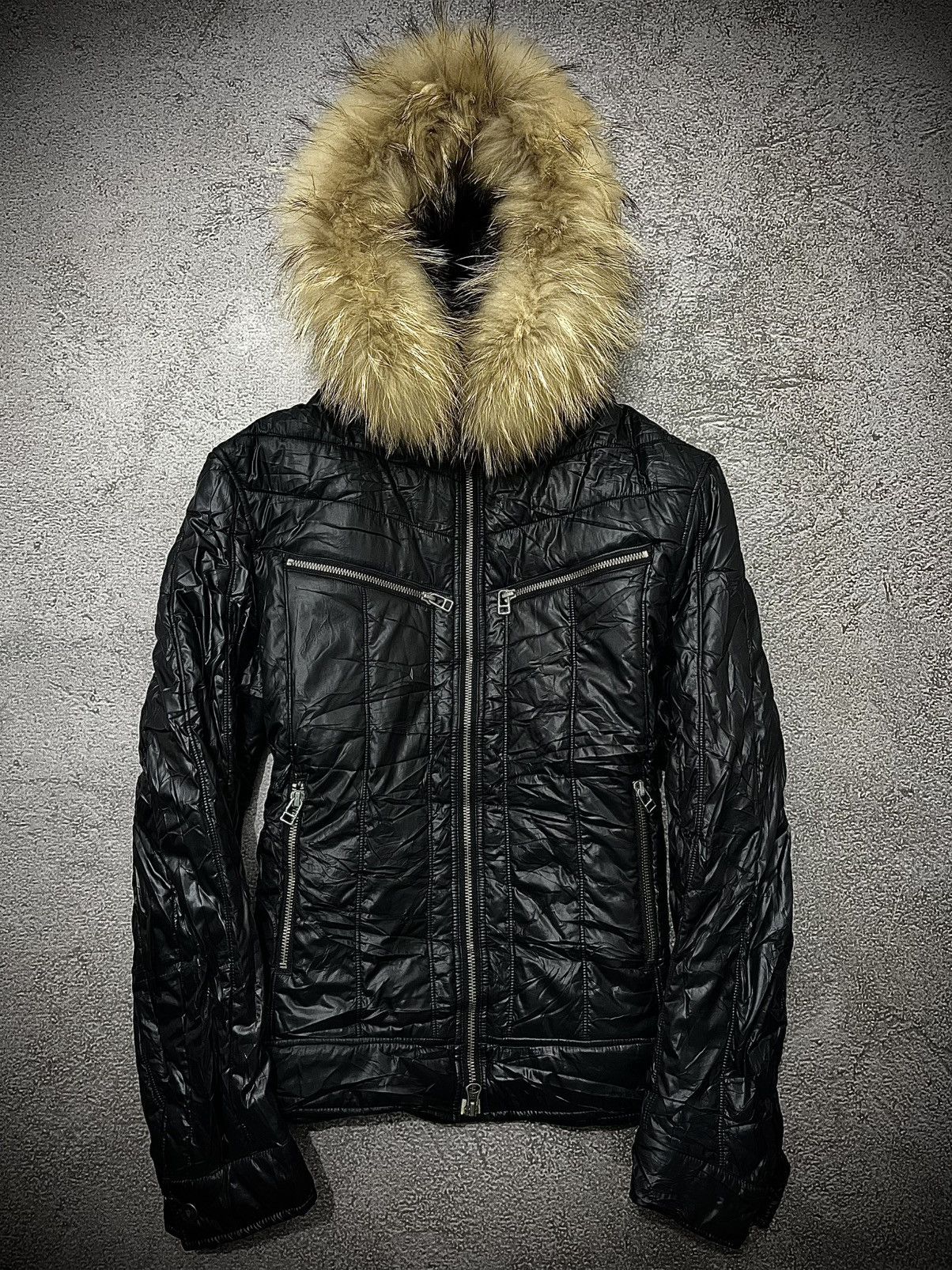 Michel Klein 2000s Michel Klein Fur Hood Jacket Size US M / EU 48-50 / 2 - 1 Thumbnail