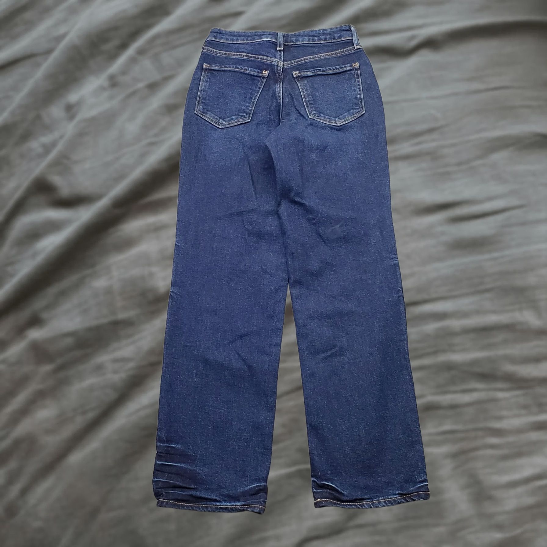 Old Navy Old Navy Jeans Women Size 0 Blue Denim O.G. Loose Fit High Rise Secret-Smooth Pockets Size 25" / US 0 / IT 36 - 1 Thumbnail