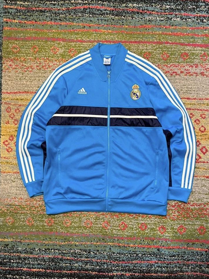 Adidas Vintage 12' Adidas Real Madrid Olympic Zip Jacket Y2K XL Size US XL / EU 56 / 4 - 1 Thumbnail