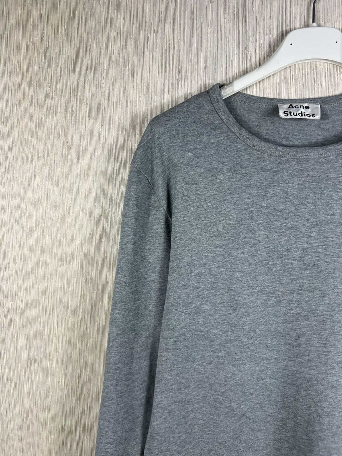 Acne Studios Acne Studios tage face chest logo emote long sleeve tee Size US L / EU 52-54 / 3 - 4 Thumbnail