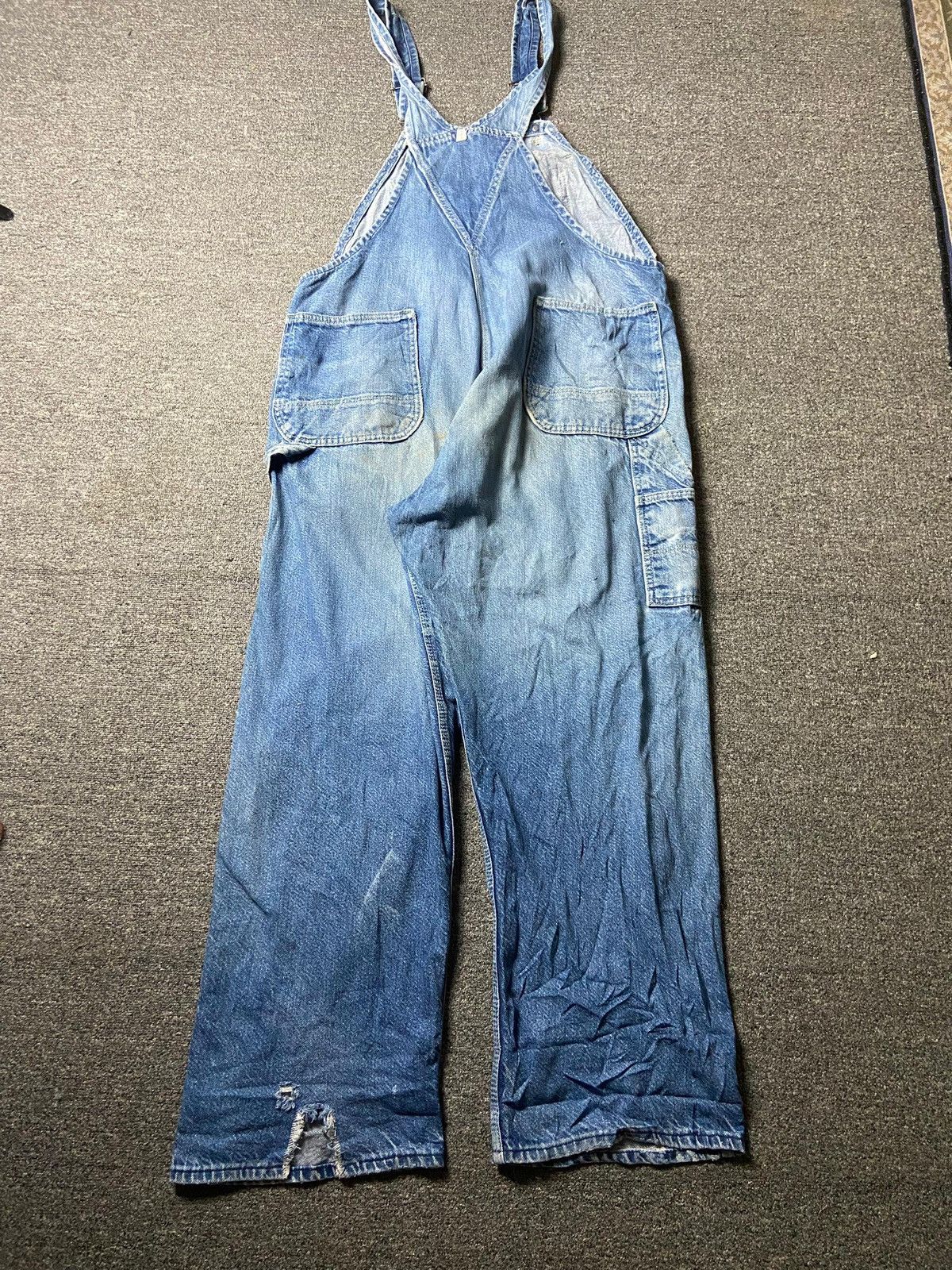 Japanese Brand KEY Imperial Brand Jeans Overalls (164) Size US 40 / EU 56 - 2 Thumbnail