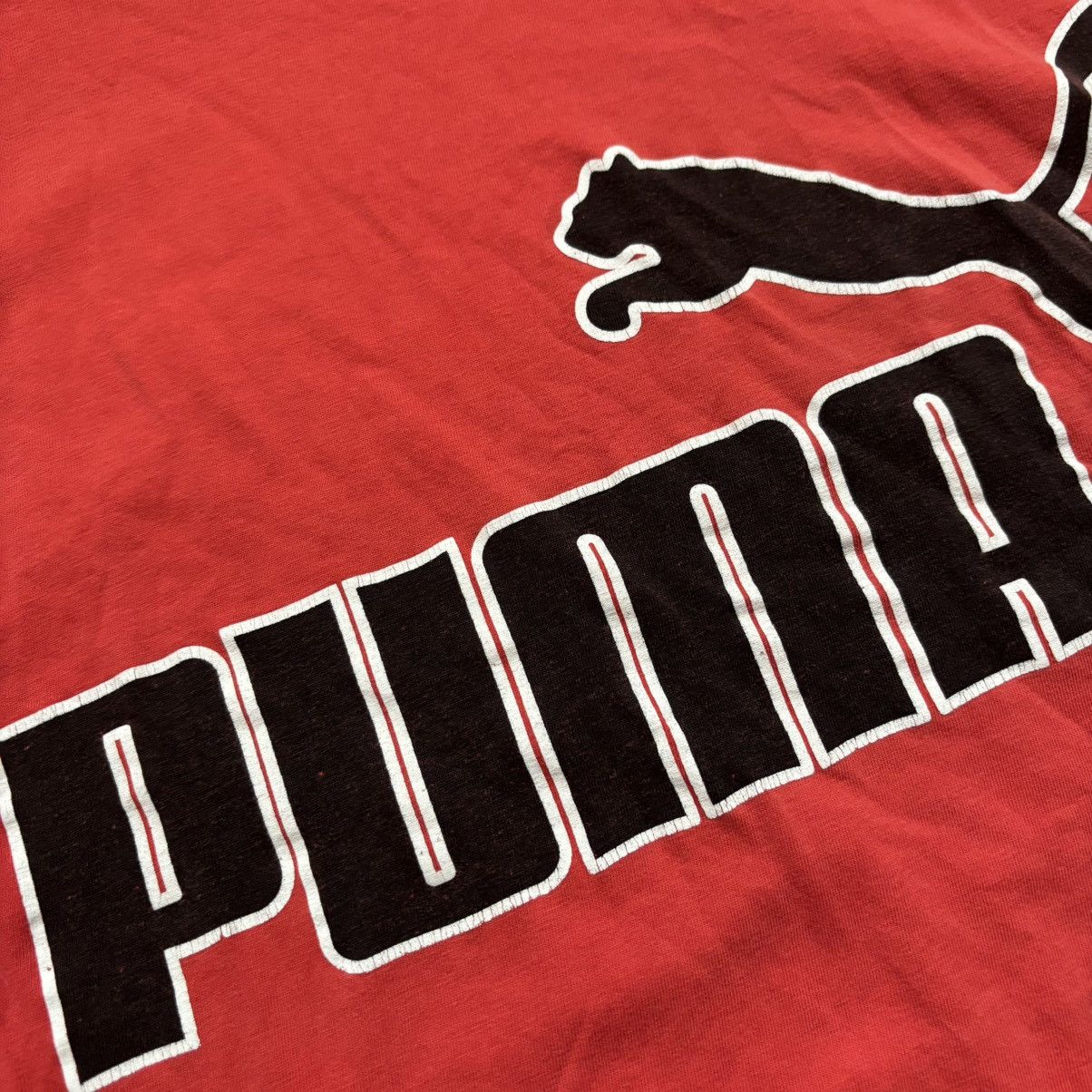 Puma × Vintage Vintage 90’s Faded And Distressed Puma Boxy T-Shirt Size US XL / EU 56 / 4 - 2 Thumbnail