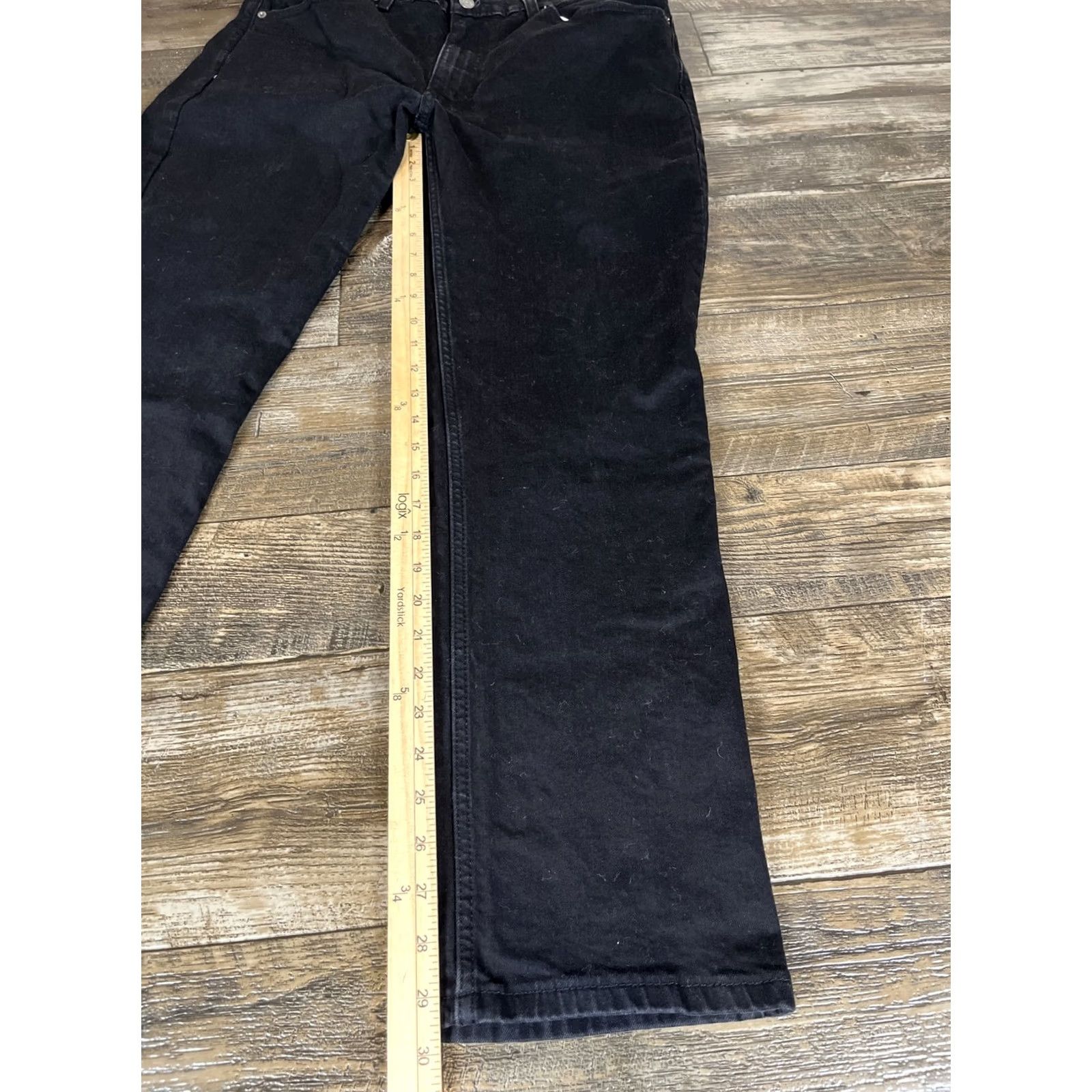 Levi's VINTAGE Levi's 514 Men Leather? No 514 Series Jeans 38x32 Black Denim Regular Straight 5-Pocket Men Pants Size US 38 / EU 54 - 2 Thumbnail
