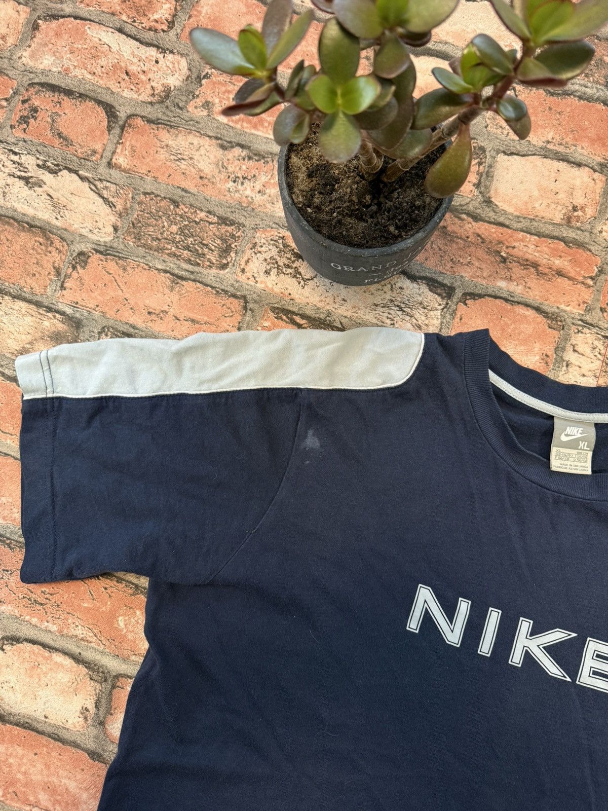 Nike × Vintage 90’s NIKE RARE CENTAL LOGO Y2K SWOOSH RETRO TEE TSHIRT Size US XL / EU 56 / 4 - 3 Thumbnail