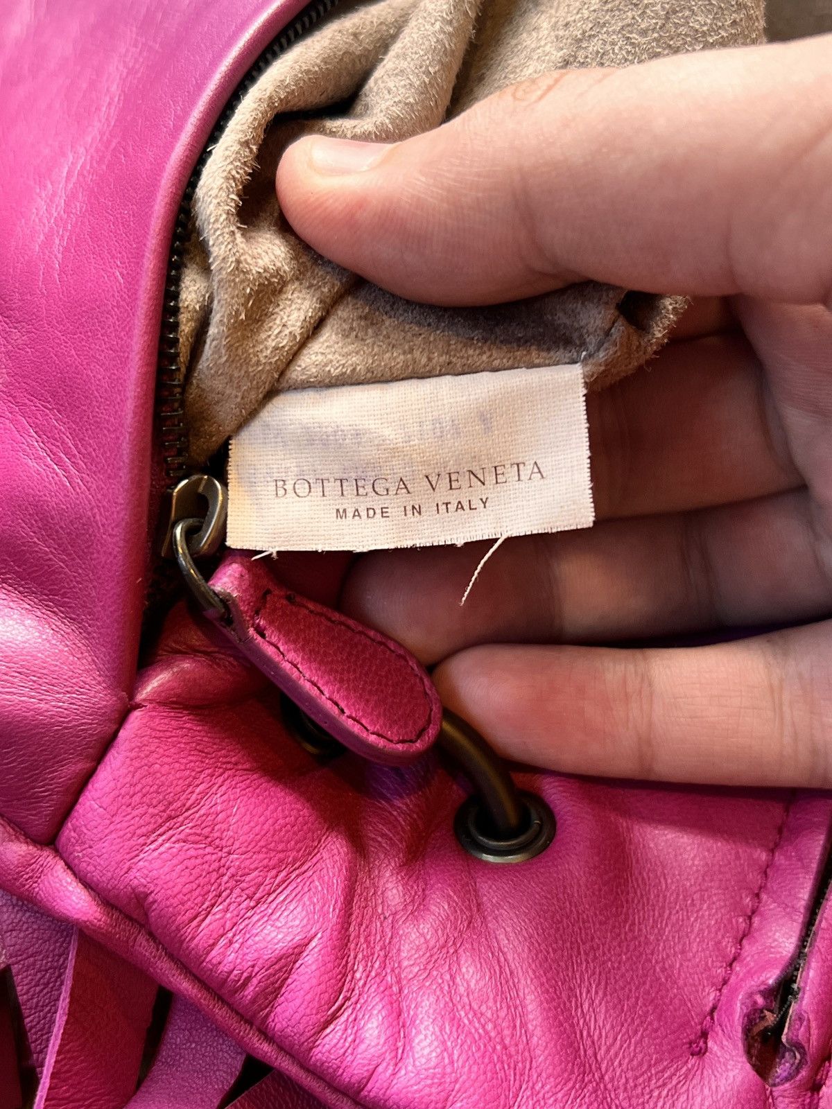 Bottega Veneta Rare Bottega Veneta Intrecciato Fringe Leather Shoulder Bag Size ONE SIZE - 18 Thumbnail