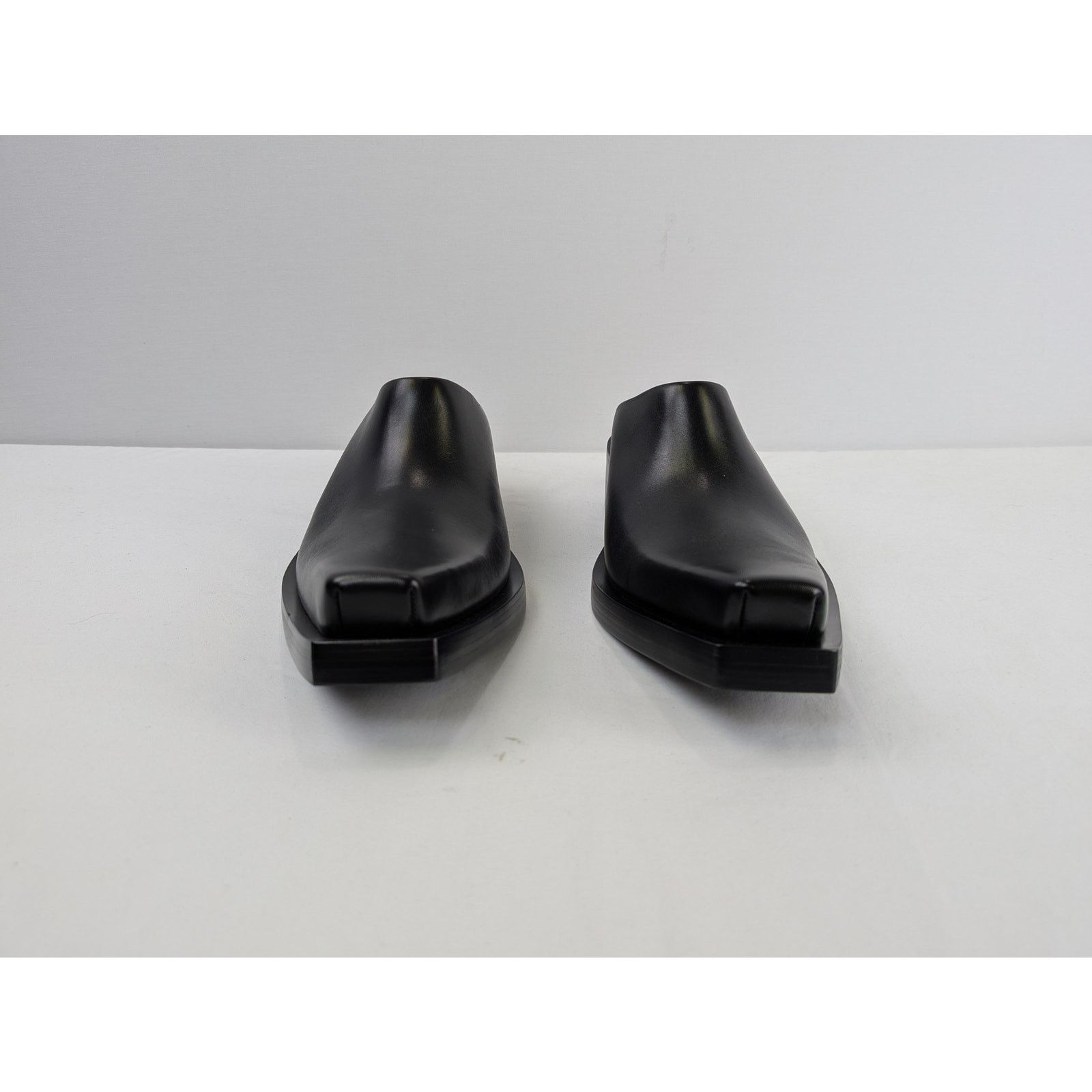 Balenciaga o1rshd1 New Matt Calfskin Santiago Mule Sandal in Black Size US 12 / EU 45 - 8 Thumbnail