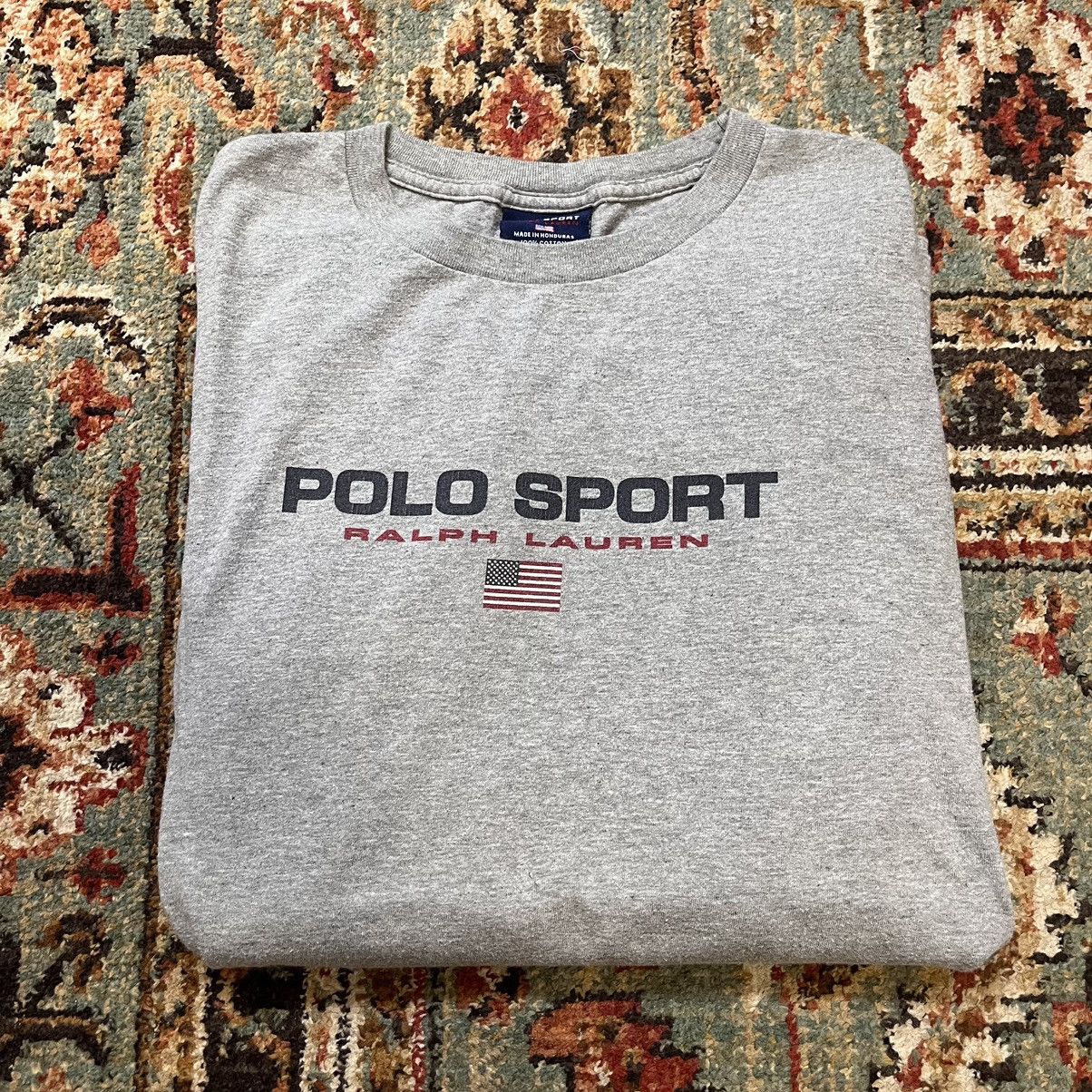 Polo Ralph Lauren × Vintage Polo Sport Ralph Lauren Rowing Charles Spell out Shirt Size US M / EU 48-50 / 2 - 1 Thumbnail