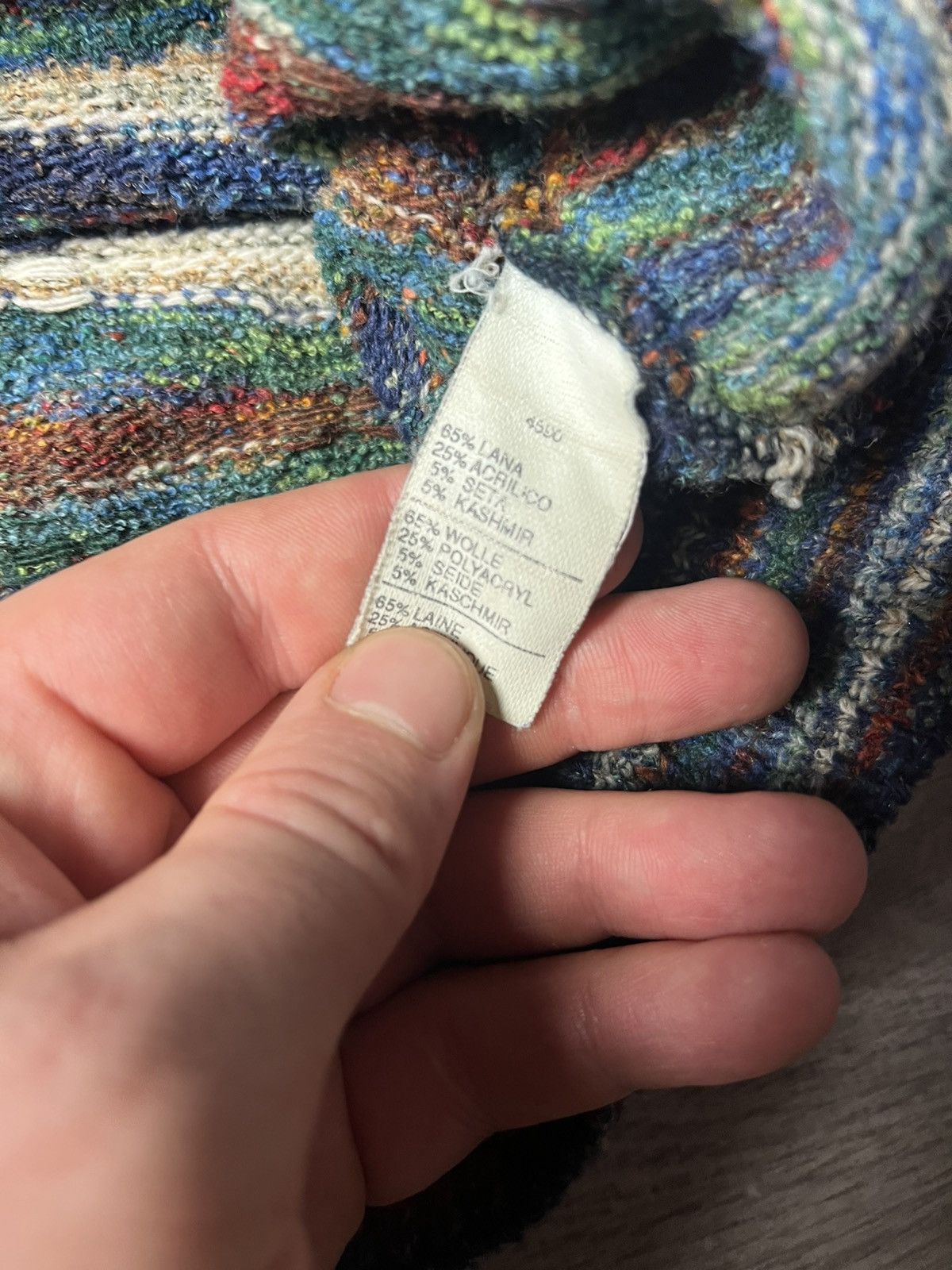 Vintage Vintage sweater wool missoni style size XLarge Size US XL / EU 56 / 4 - 5 Thumbnail