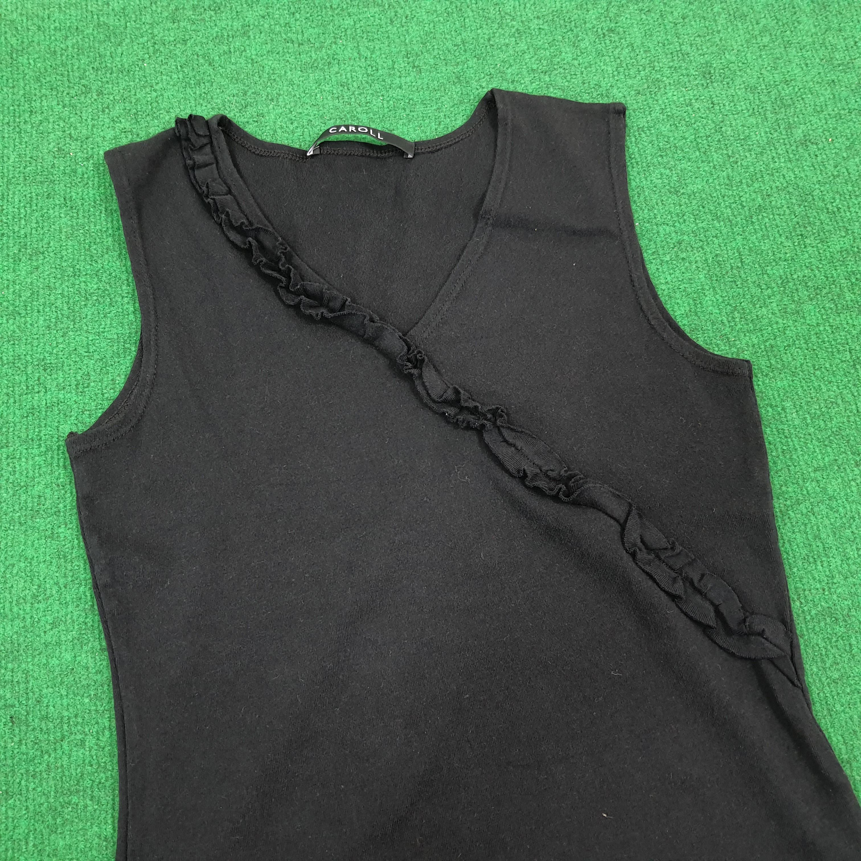 Designer × Vintage Vintage Caroll France Designer Feminine Fashion Style Tshirt Size XS / US 0-2 / IT 36-38 - 2 Thumbnail