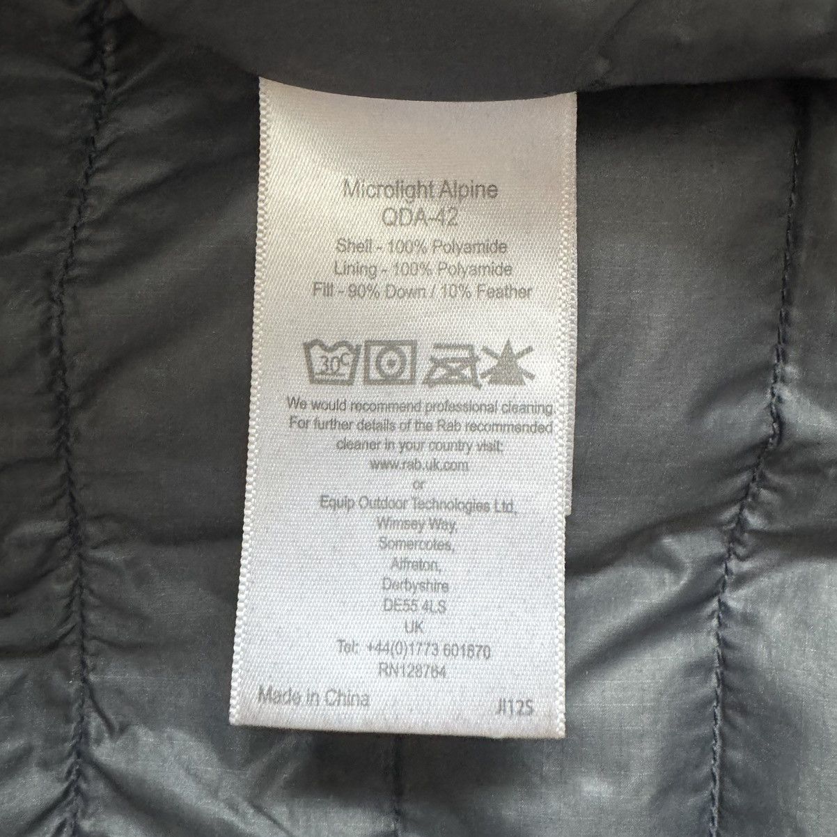 Rab Rab Microlight Alpine Pertex Microlight Down Jacket Mens L Size US L / EU 52-54 / 3 - 7 Thumbnail