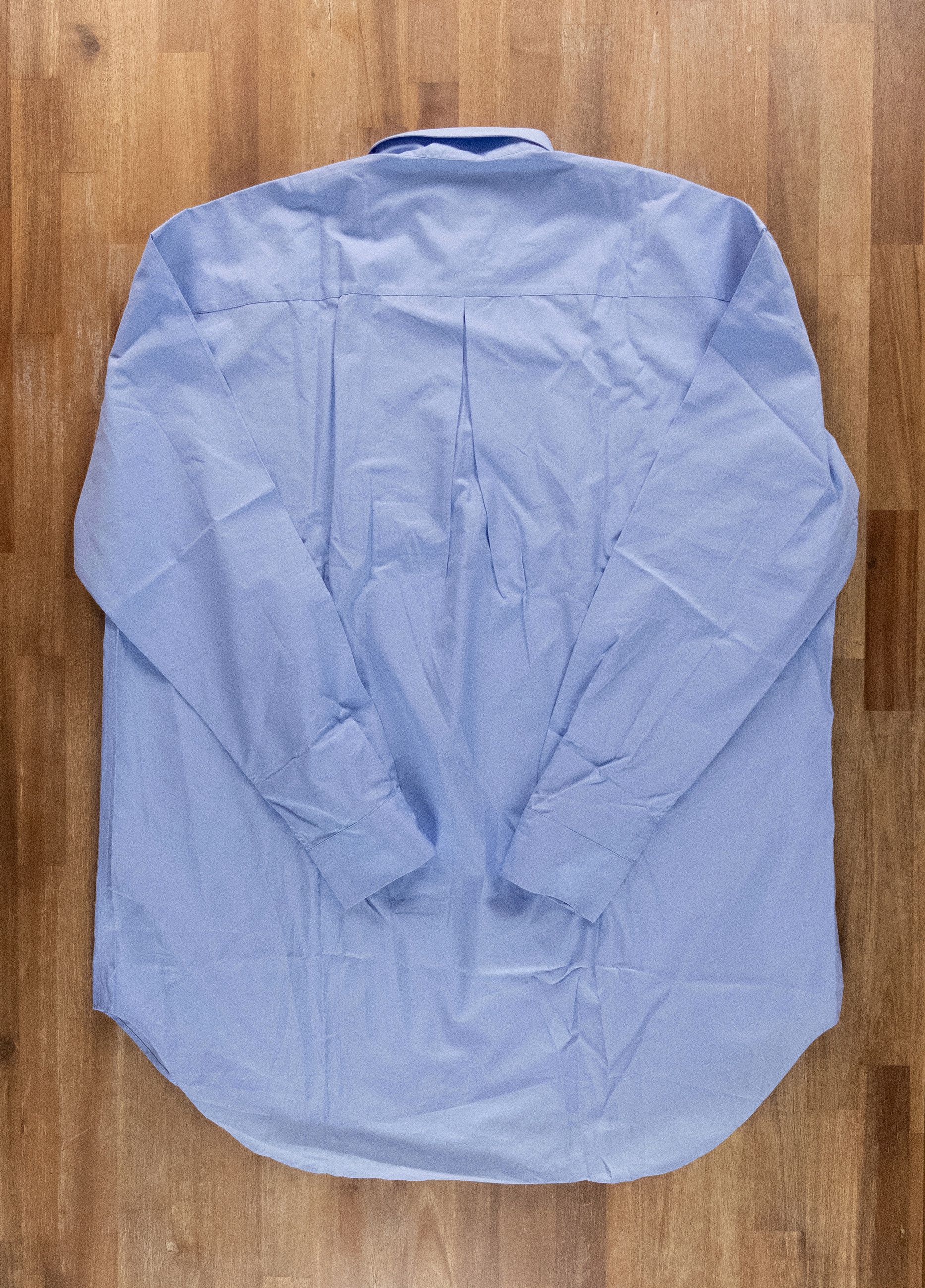 Paul Smith PAUL SMITH mainline solid blue oversize cotton shirt 16 41 Size US L / EU 52-54 / 3 - 6 Thumbnail