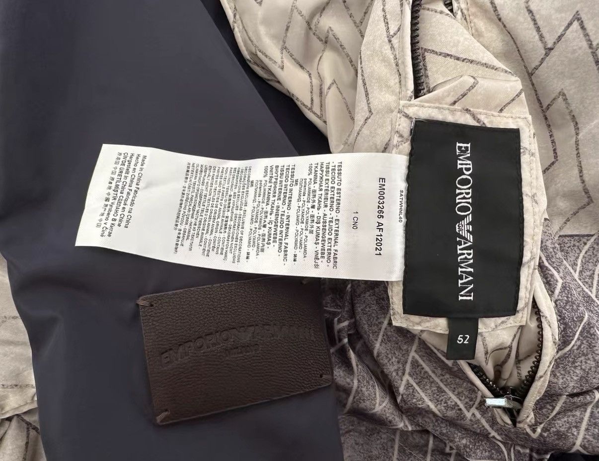 Emporio Armani EMPORIO ARMANI FW25 Long sleeve hooded jacket with pockets Size US L / EU 52-54 / 3 - 4 Thumbnail