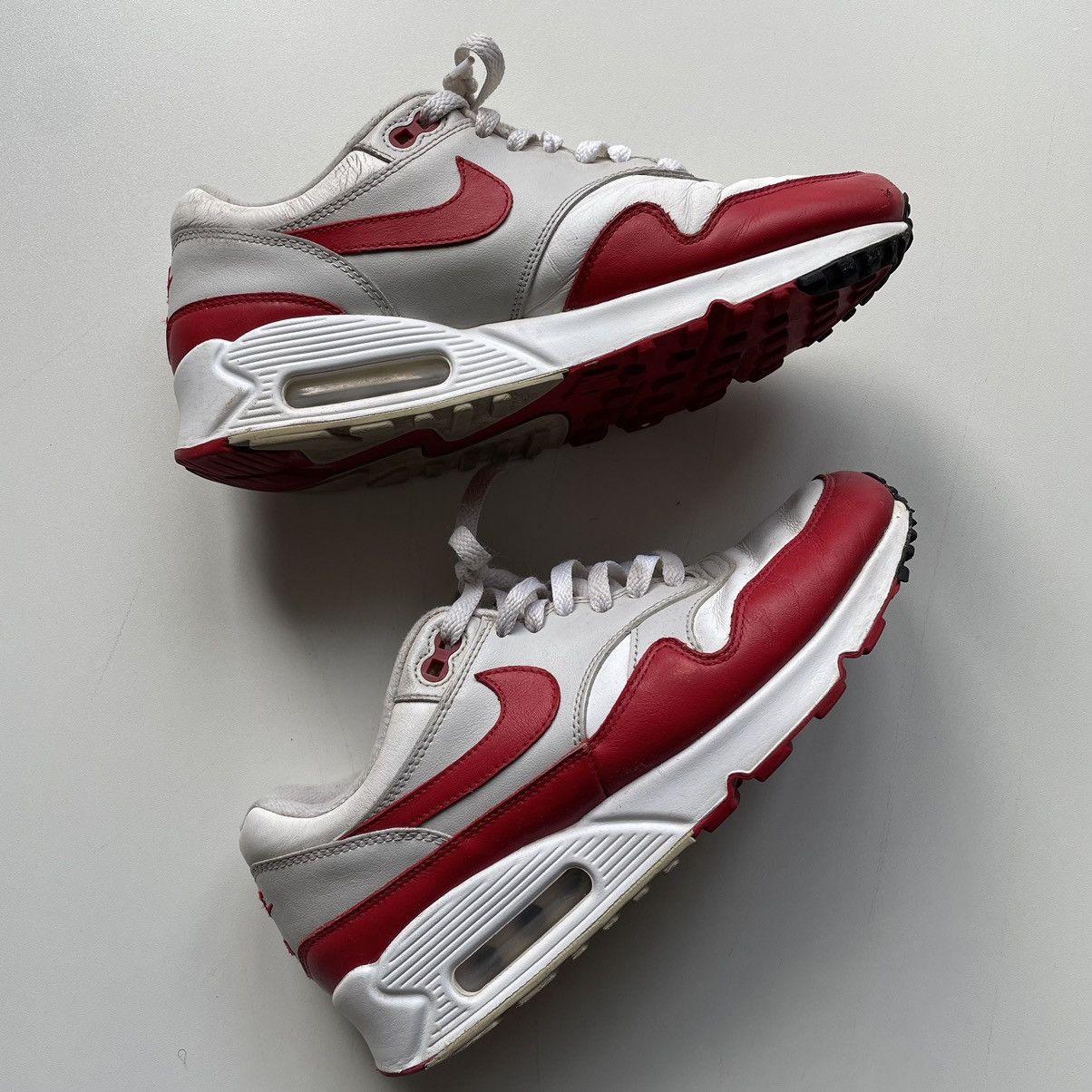 Nike × Vintage Vintage 2018 Nike Air Max 1 University Red Size 8 Rare Size US 8 / IT 38 - 1 Thumbnail
