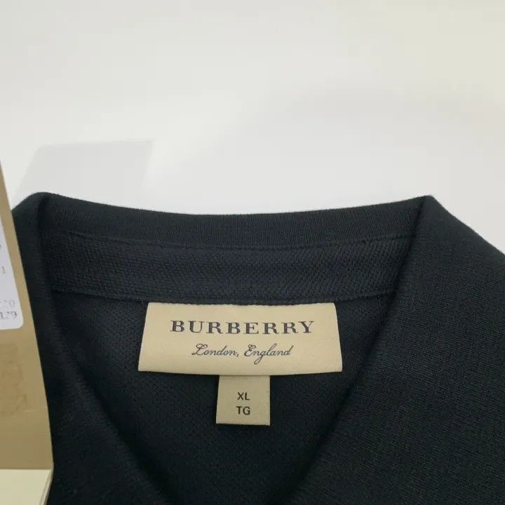 Burberry Burberry Burberry Black Short Sleeve Polo Shirt-2507 Size US XL / EU 56 / 4 - 8 Thumbnail